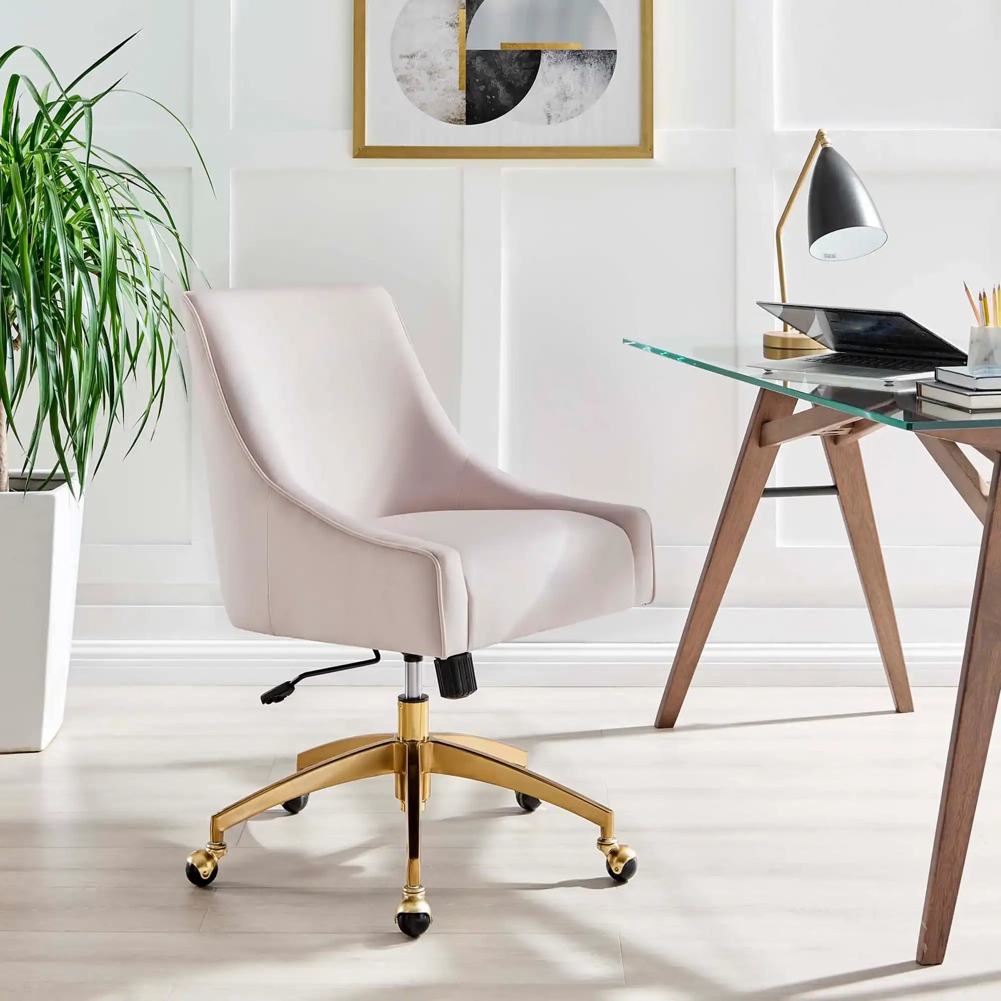 Discern Performance Velvet Office Chair by Modway - Best Buy Furniture