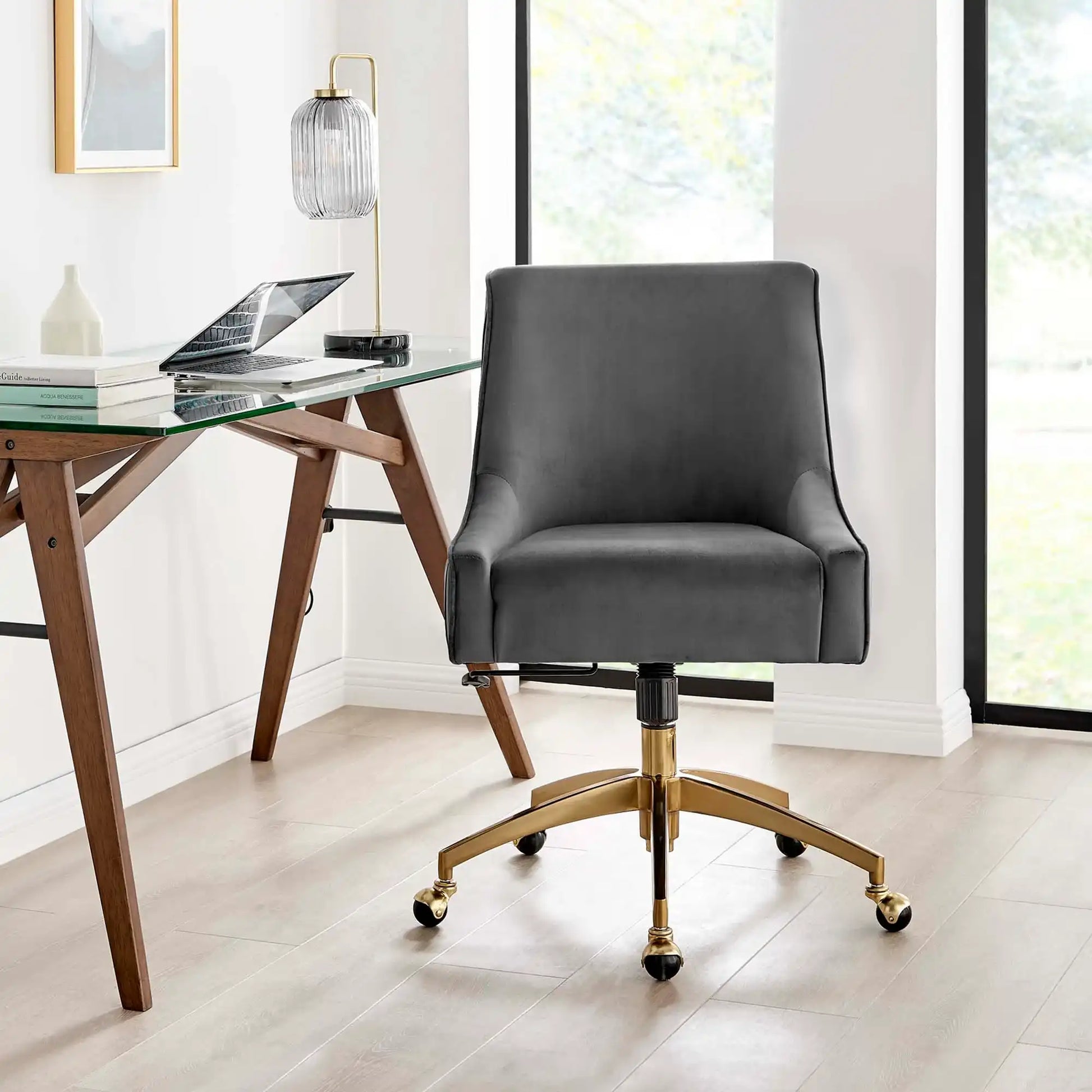 Discern Performance Velvet Office Chair by Modway - Best Buy Furniture