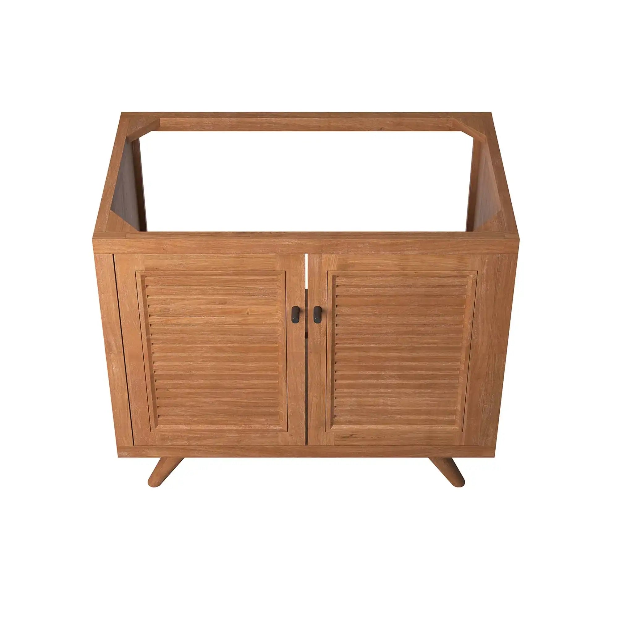 Birdie 36" Teak Wood Bathroom Vanity Cabinet (Sink Basin Not Included) by Modway - Best Buy Furniture