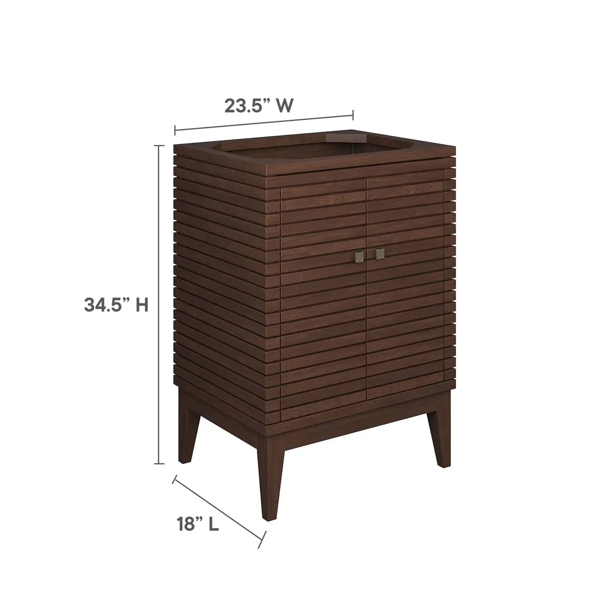 Ledger 24" Wood Bathroom Vanity Cabinet (Sink Basin Not Included) by Modway - Best Buy Furniture