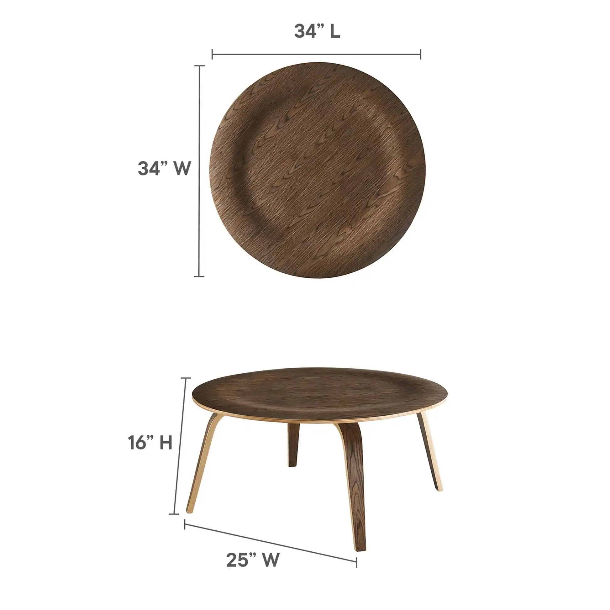 Fathom Wood Coffee Table by Modway - Best Buy Furniture