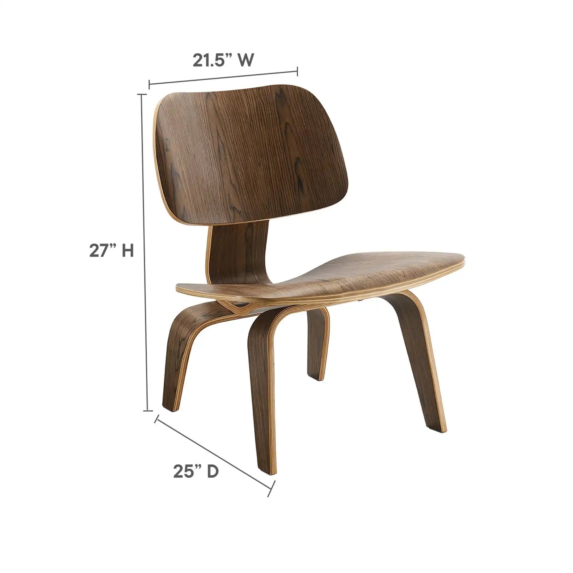 Fathom Wood Lounge Chair by Modway - Best Buy Furniture