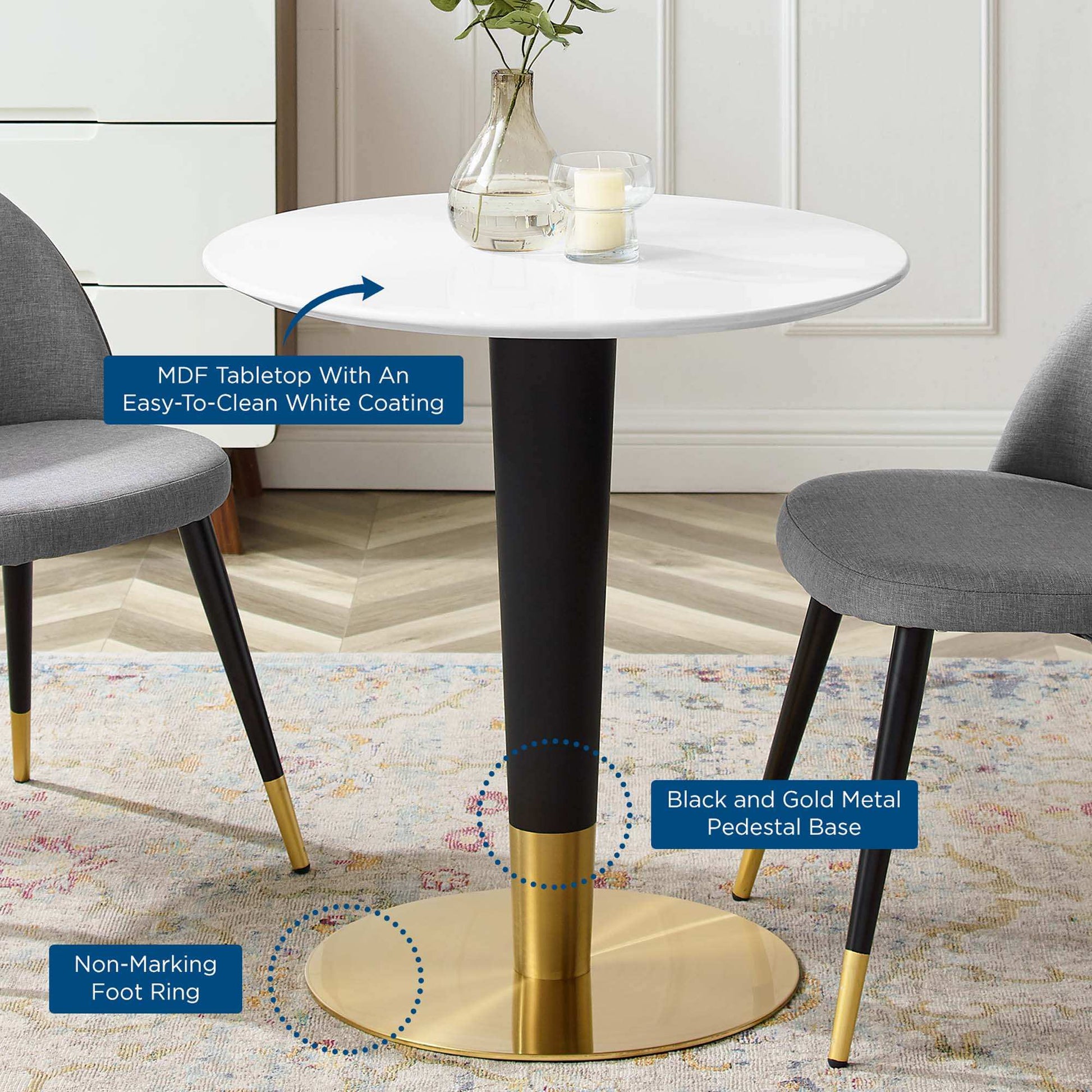 Zinque 28" Dining Table by Modway - Best Buy Furniture