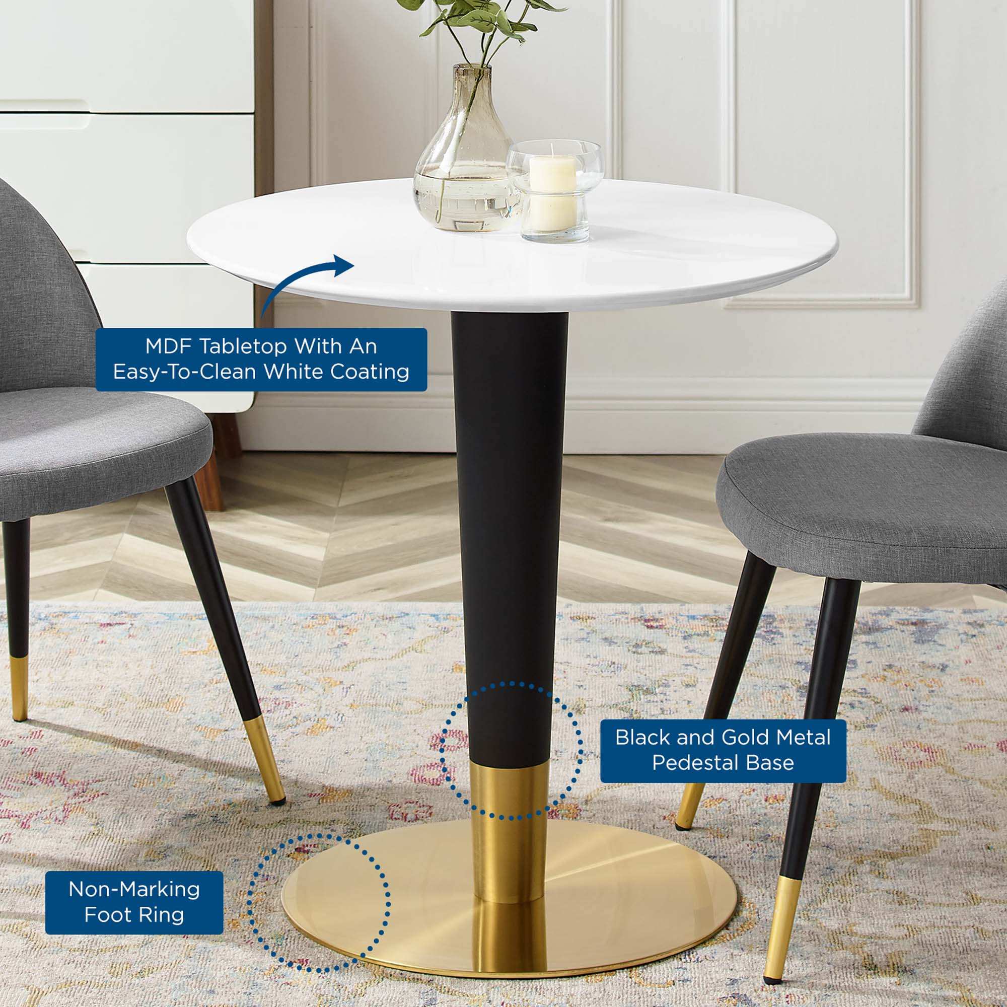 Zinque 28" Dining Table by Modway - Best Buy Furniture