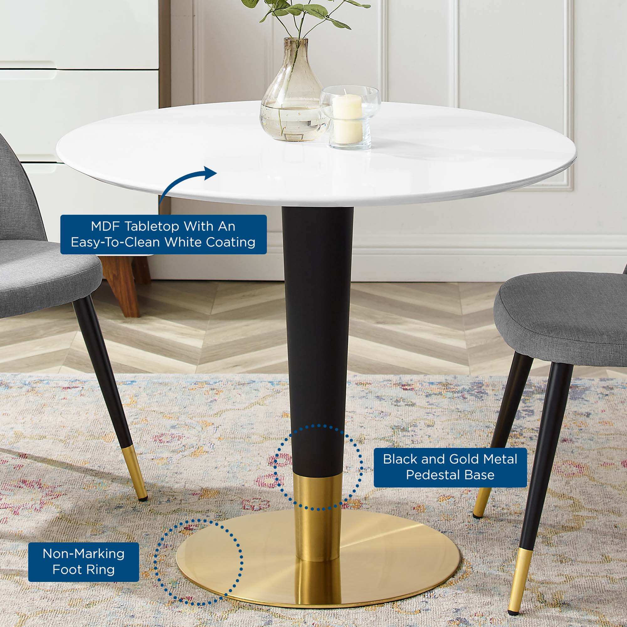 Zinque 36" Dining Table by Modway - Best Buy Furniture