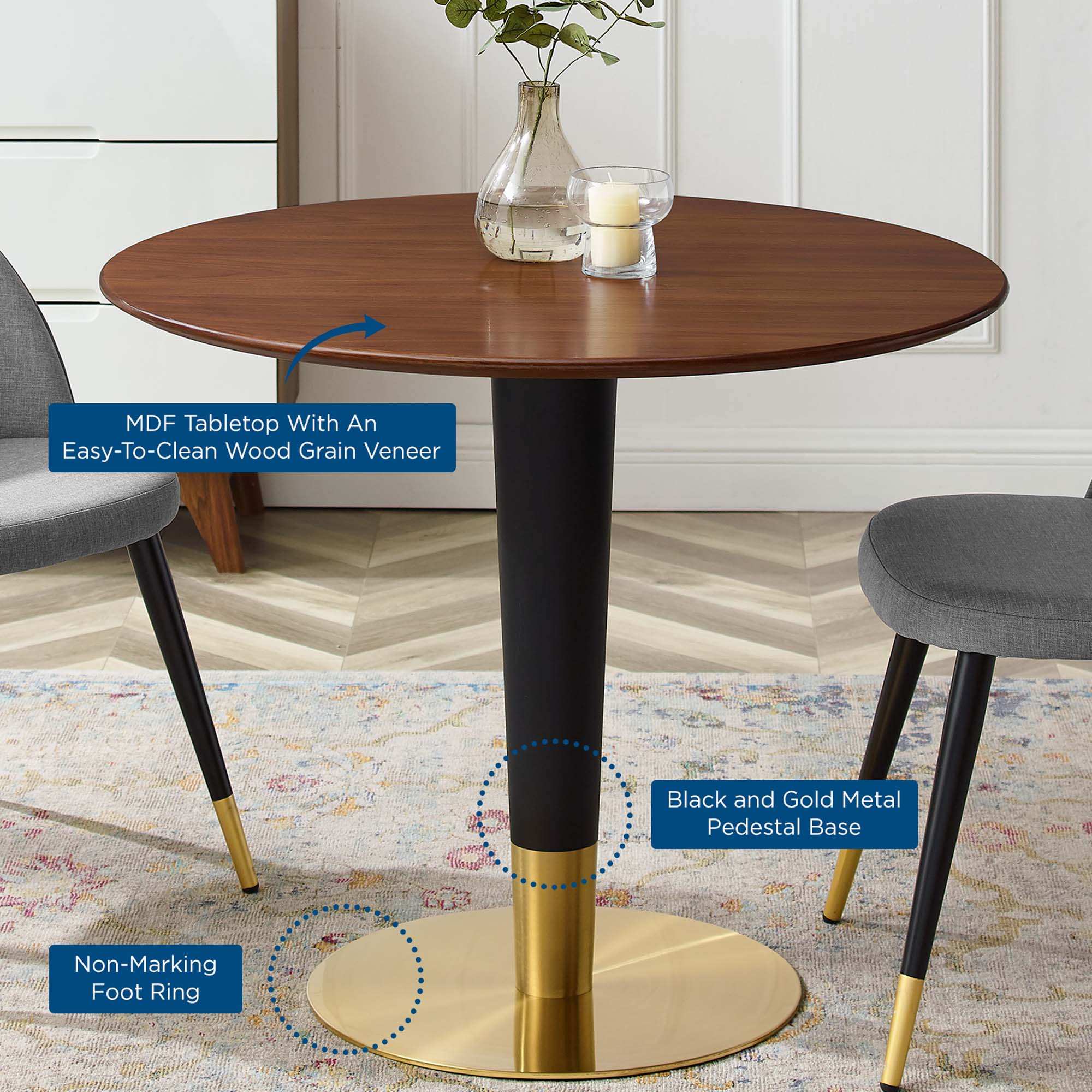 Zinque 36" Dining Table by Modway - Best Buy Furniture