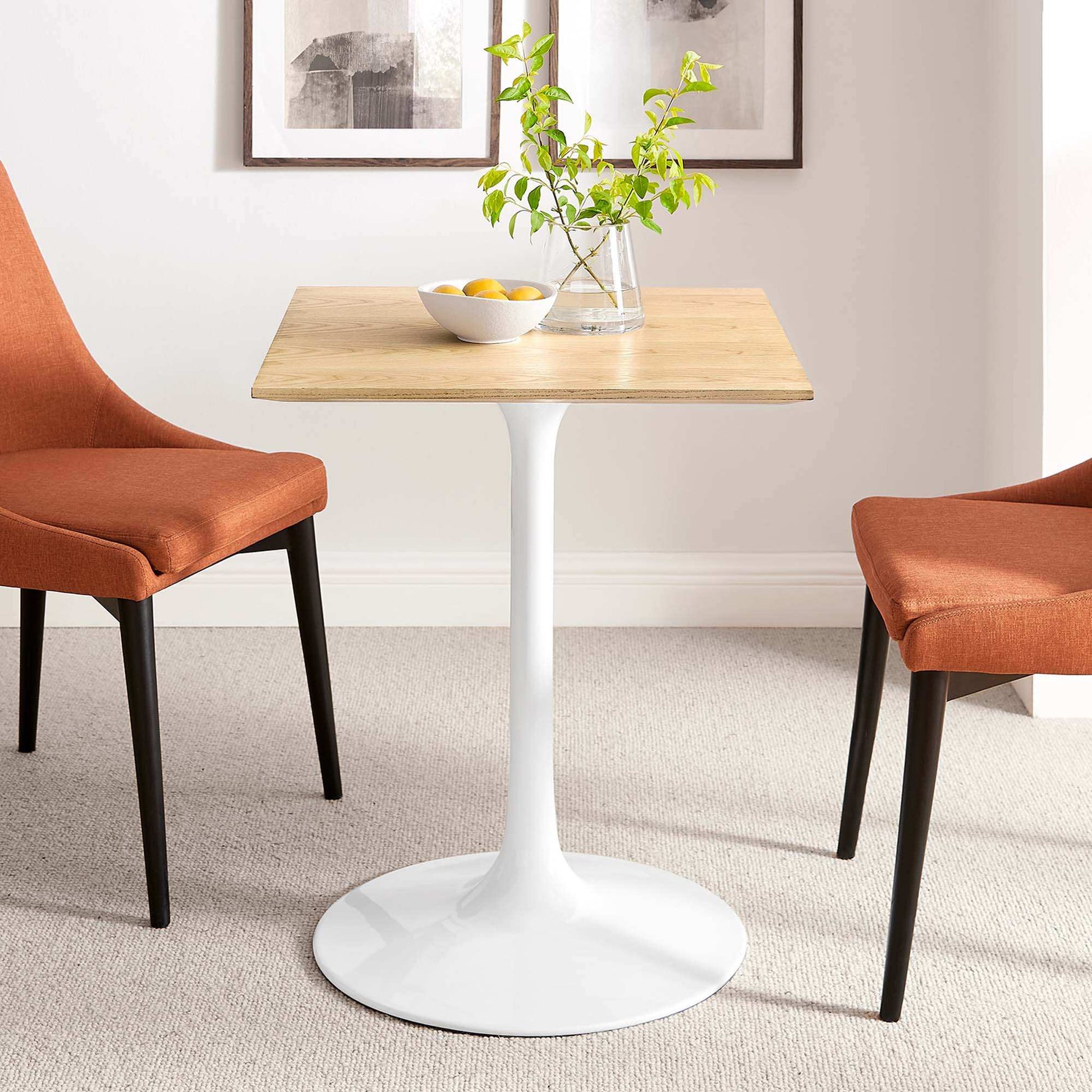 Lippa 24" Square Wood Dining Table by Modway - Best Buy Furniture