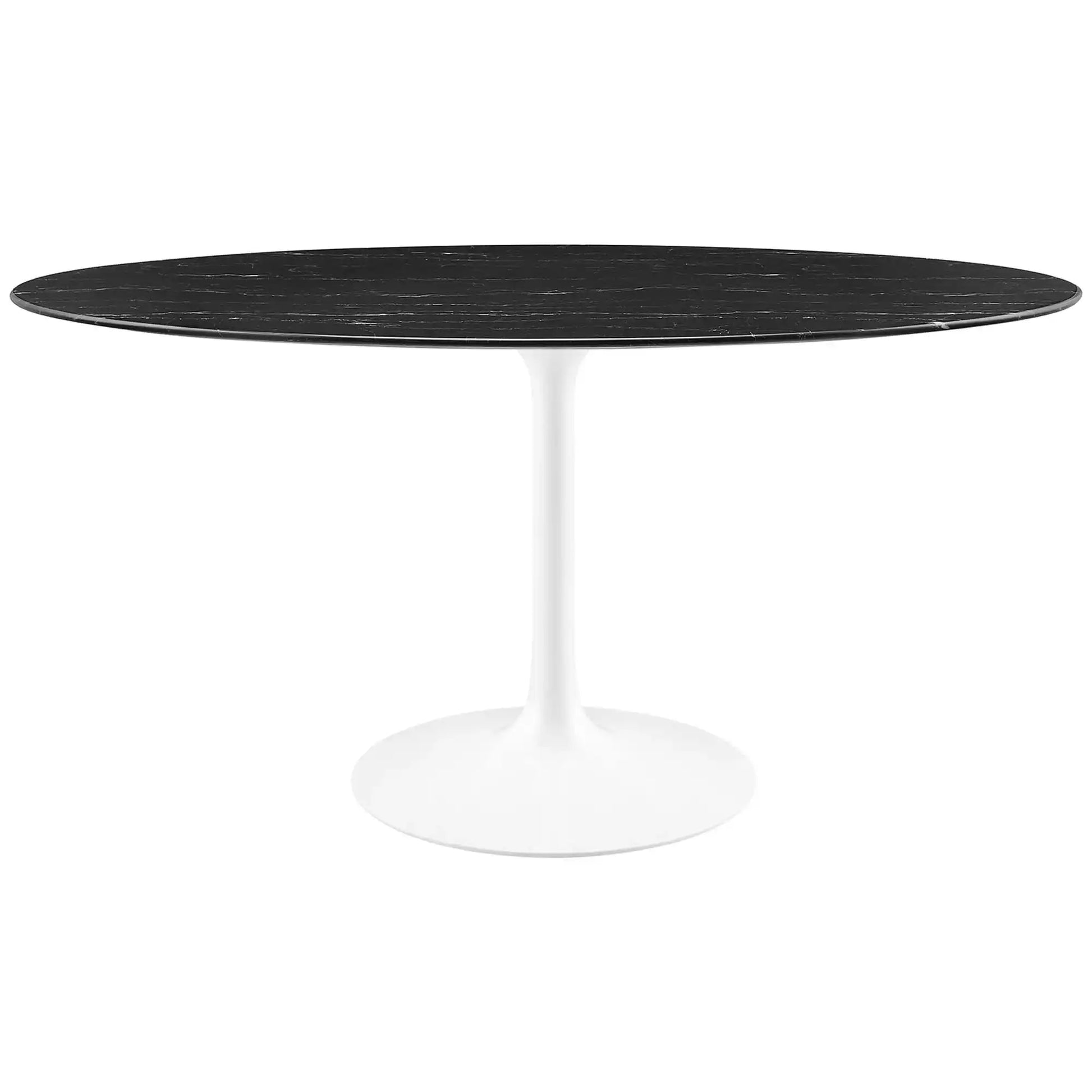 Lippa 60" Oval Faux Marble Dining Table by Modway - Best Buy Furniture