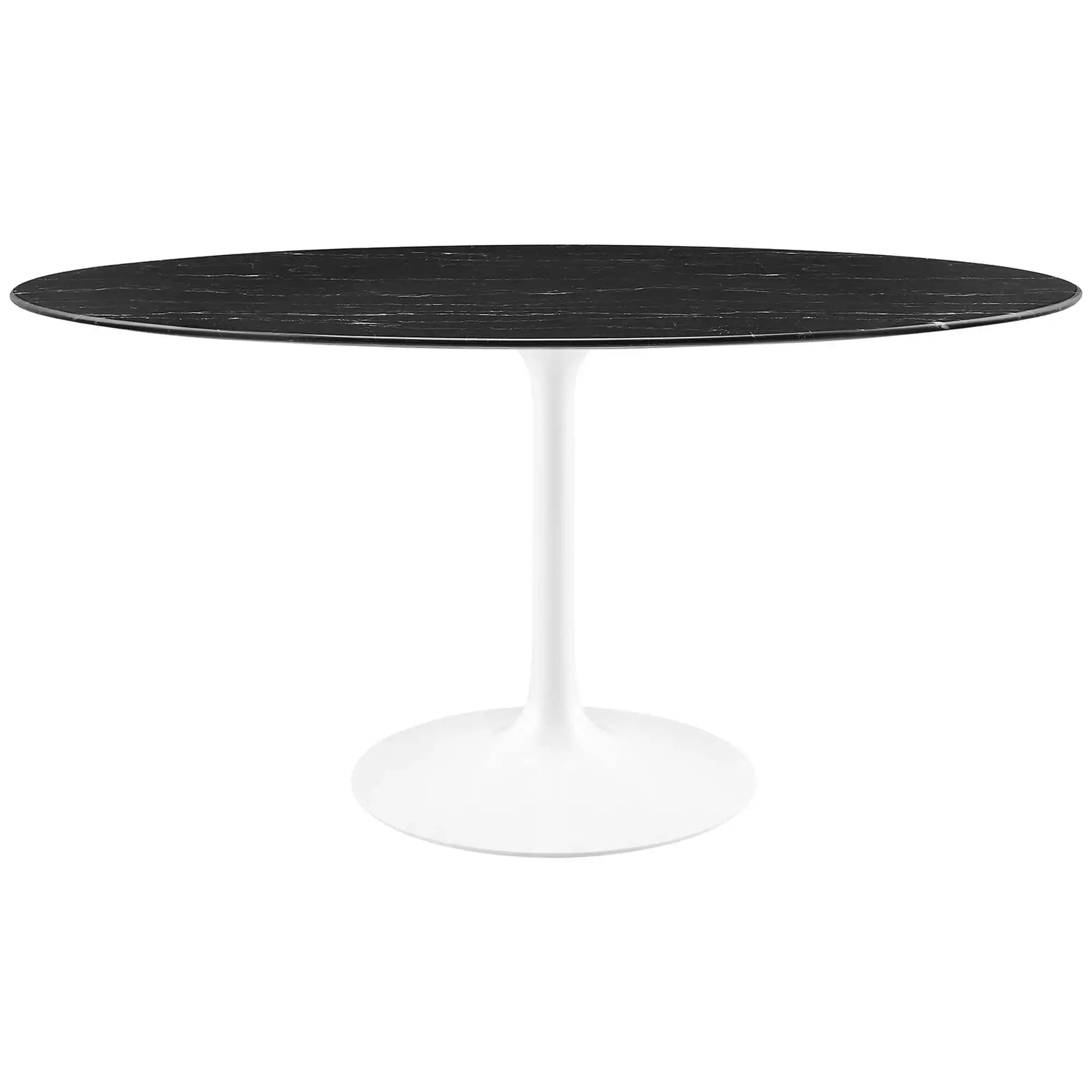 Lippa 60" Oval Faux Marble Dining Table by Modway - Best Buy Furniture