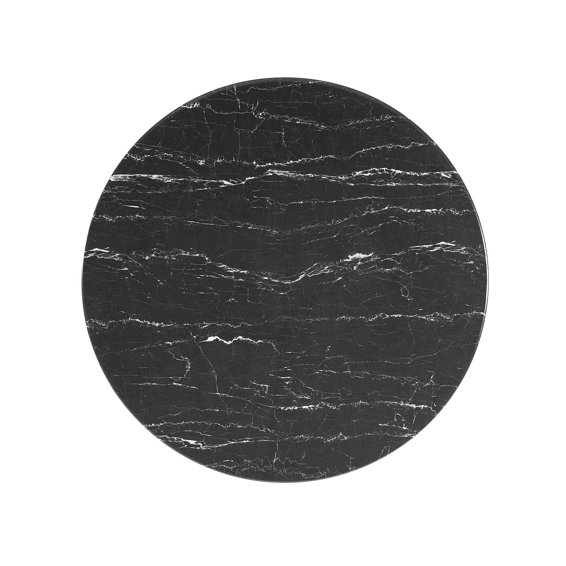 Lippa 36" Round Faux Marble Coffee Table by Modway - Best Buy Furniture