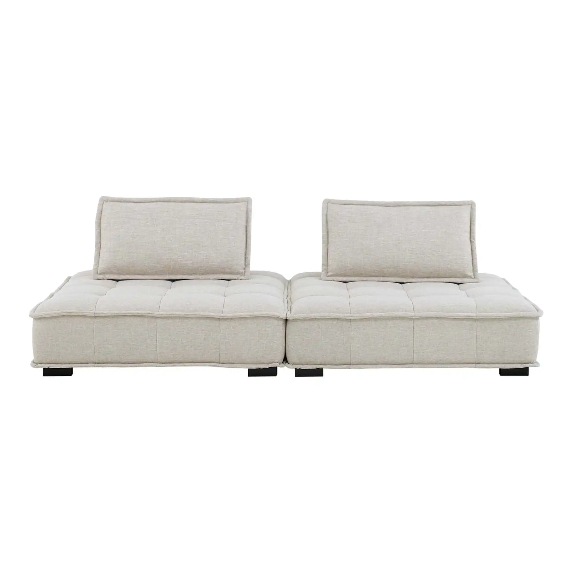 Saunter 2-Piece Tufted Fabric Fabric Loveseat by Modway - Best Buy Furniture