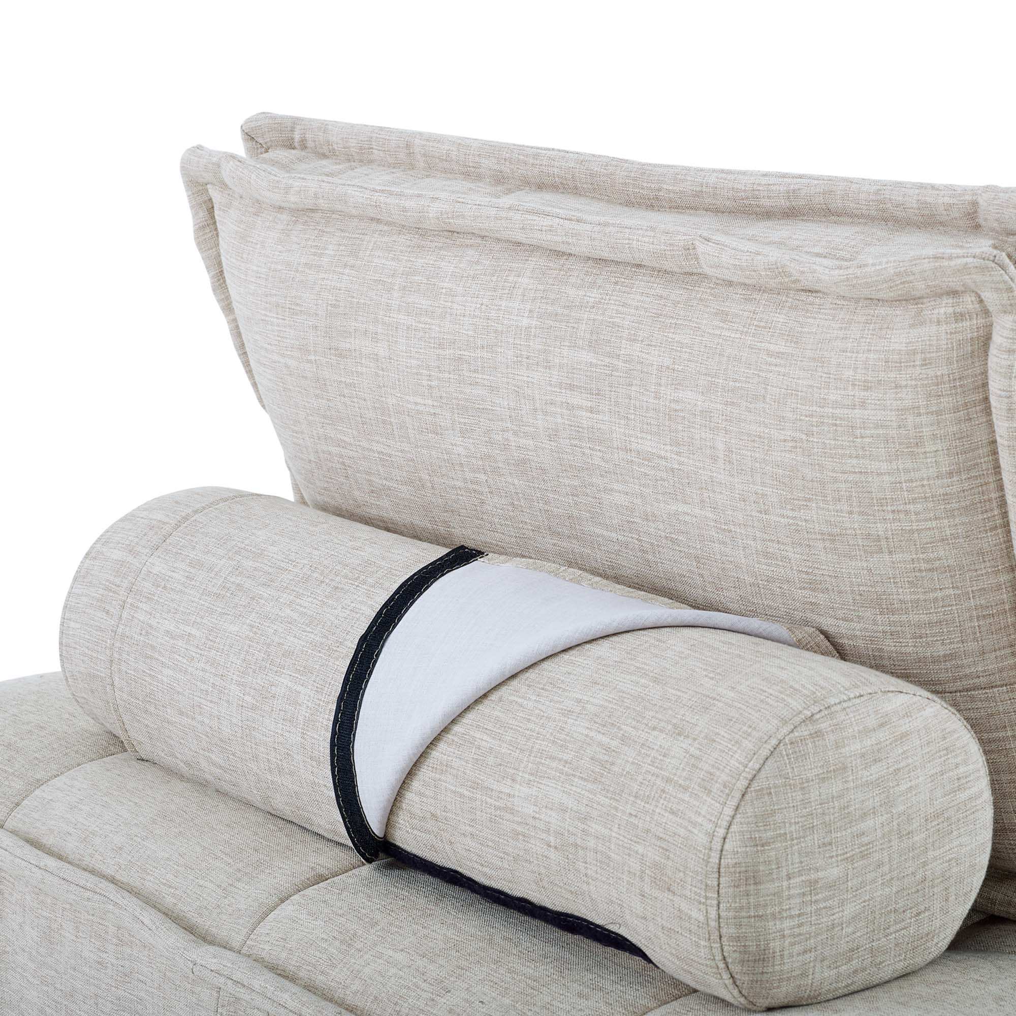 Saunter 4-Piece Tufted Fabric Fabric Sectional Sofa by Modway - Best Buy Furniture