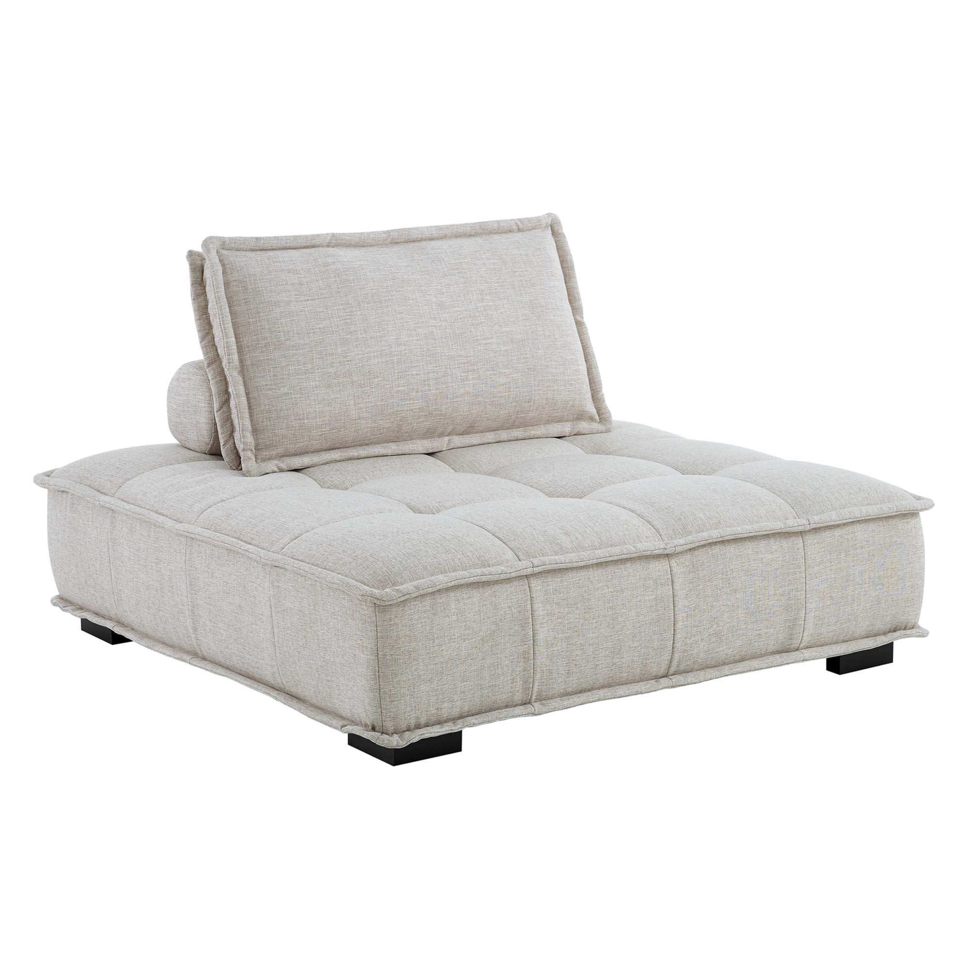 Saunter 5-Piece Tufted Fabric Fabric Sectional Sofa by Modway - Best Buy Furniture