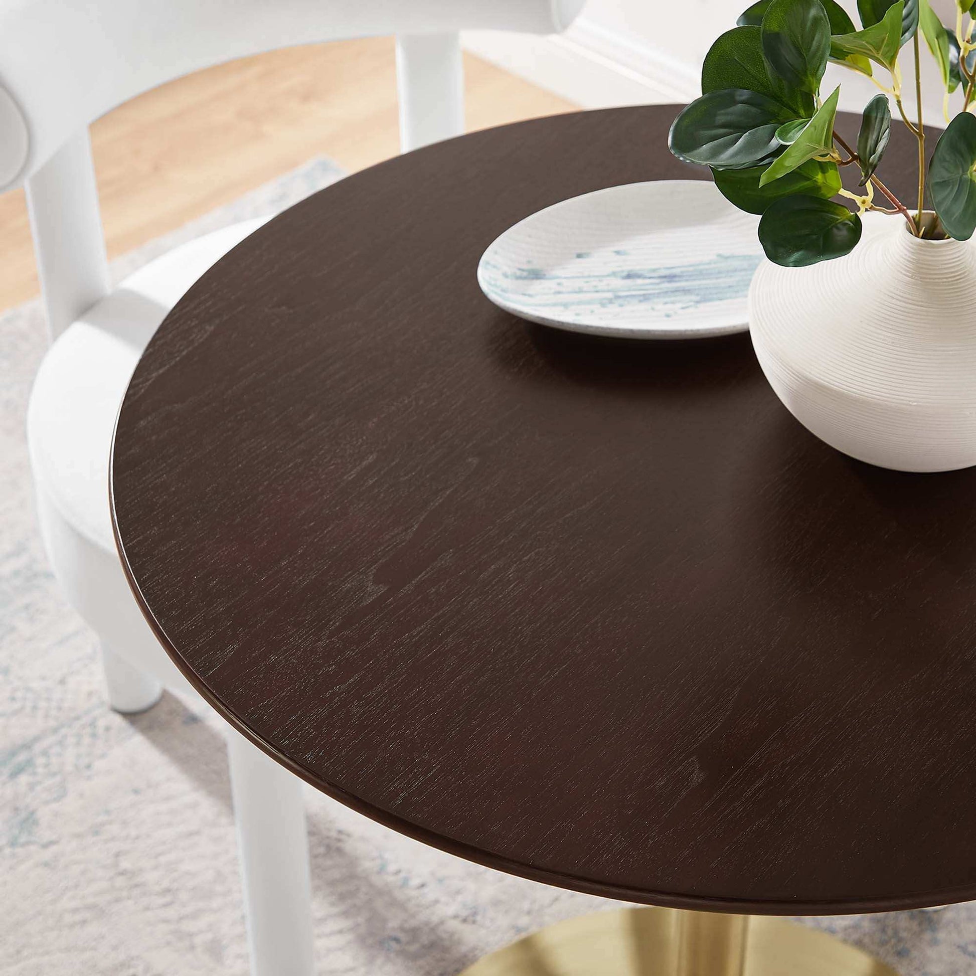 Lippa 28" Round Wood Dining Table by Modway - Best Buy Furniture