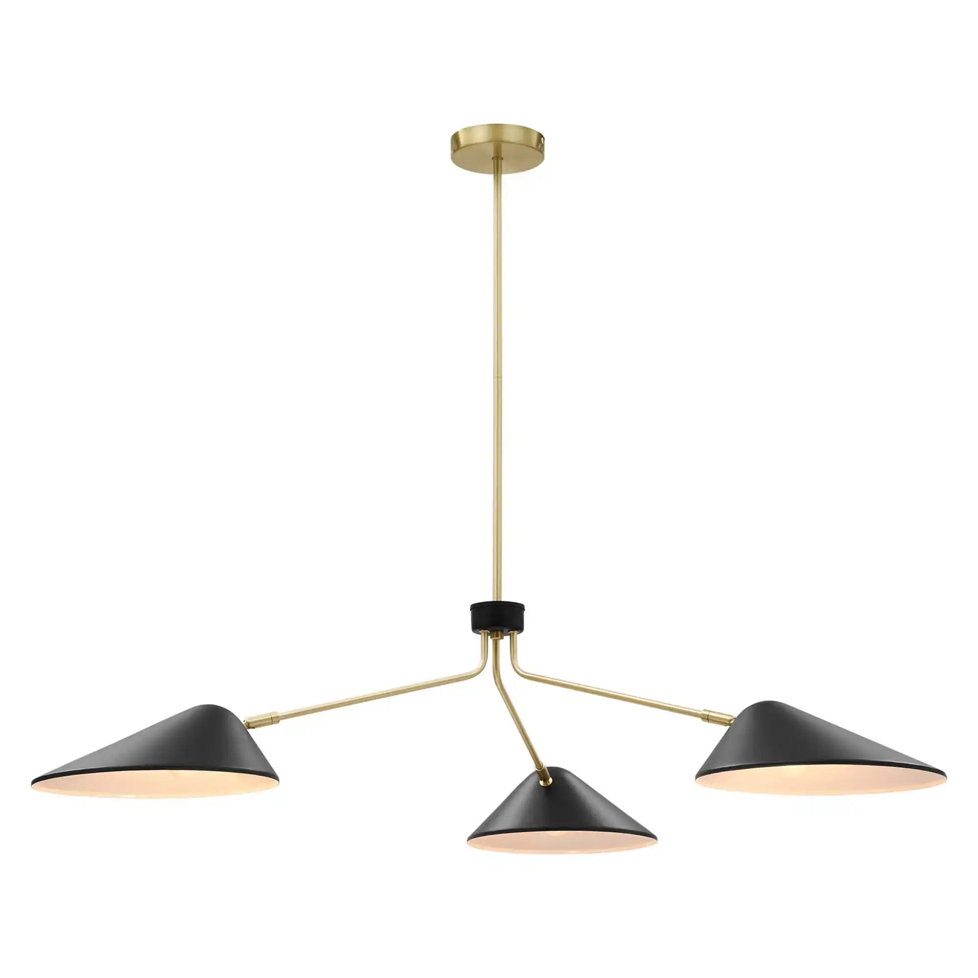 Journey 3-Light 14" Arm Pendant by Modway - Best Buy Furniture