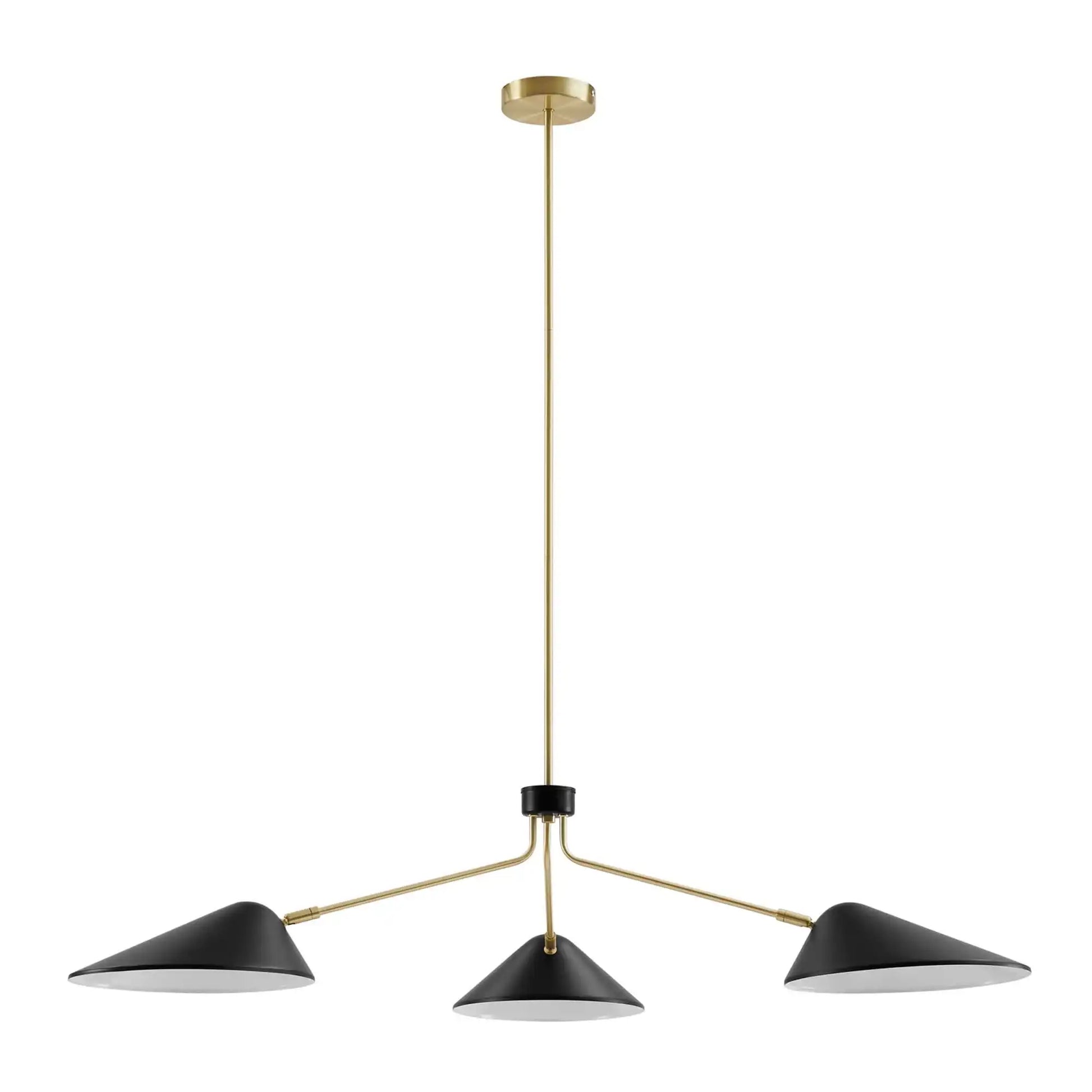Journey 3-Light 14" Arm Pendant by Modway - Best Buy Furniture