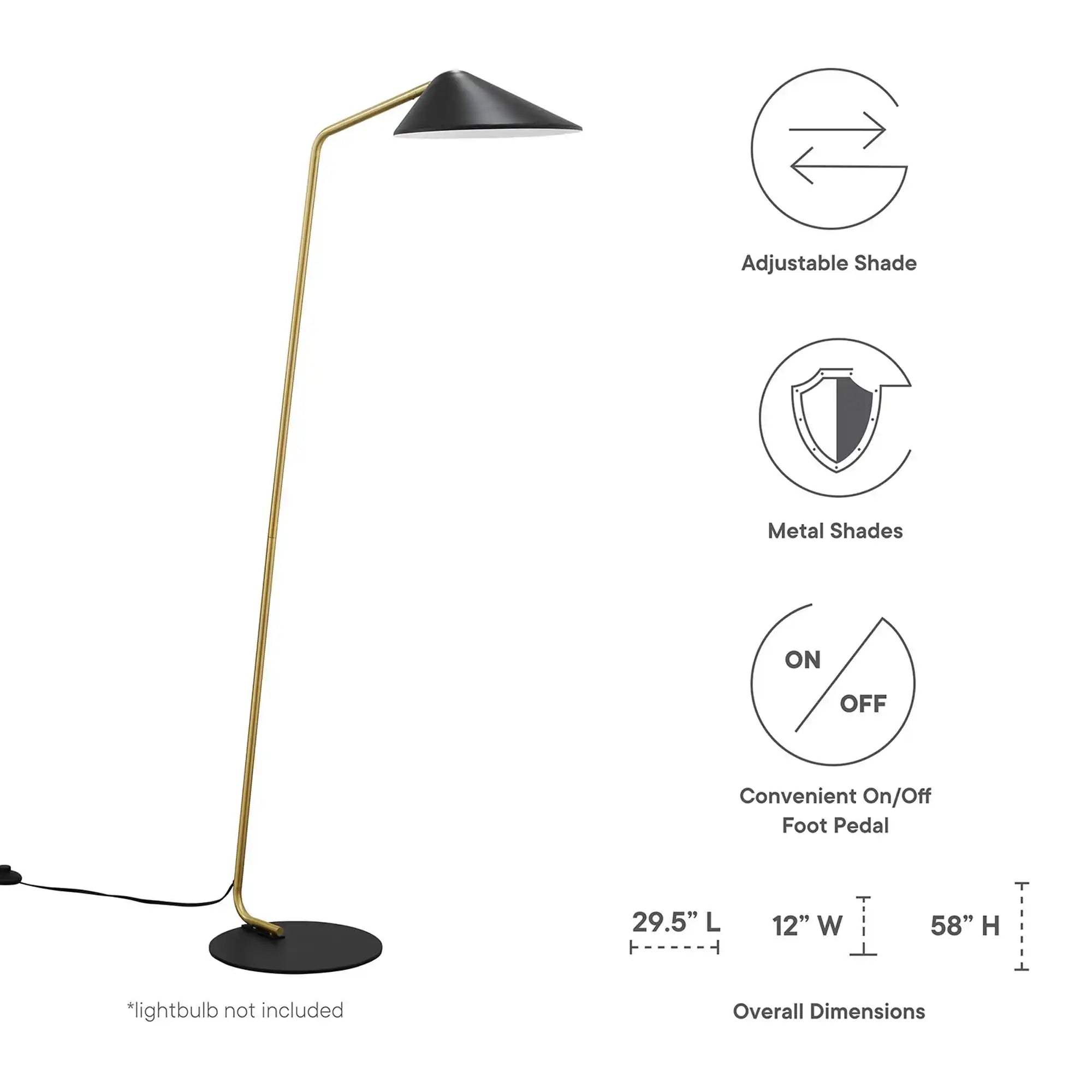 Journey Standing Floor Lamp by Modway - Best Buy Furniture