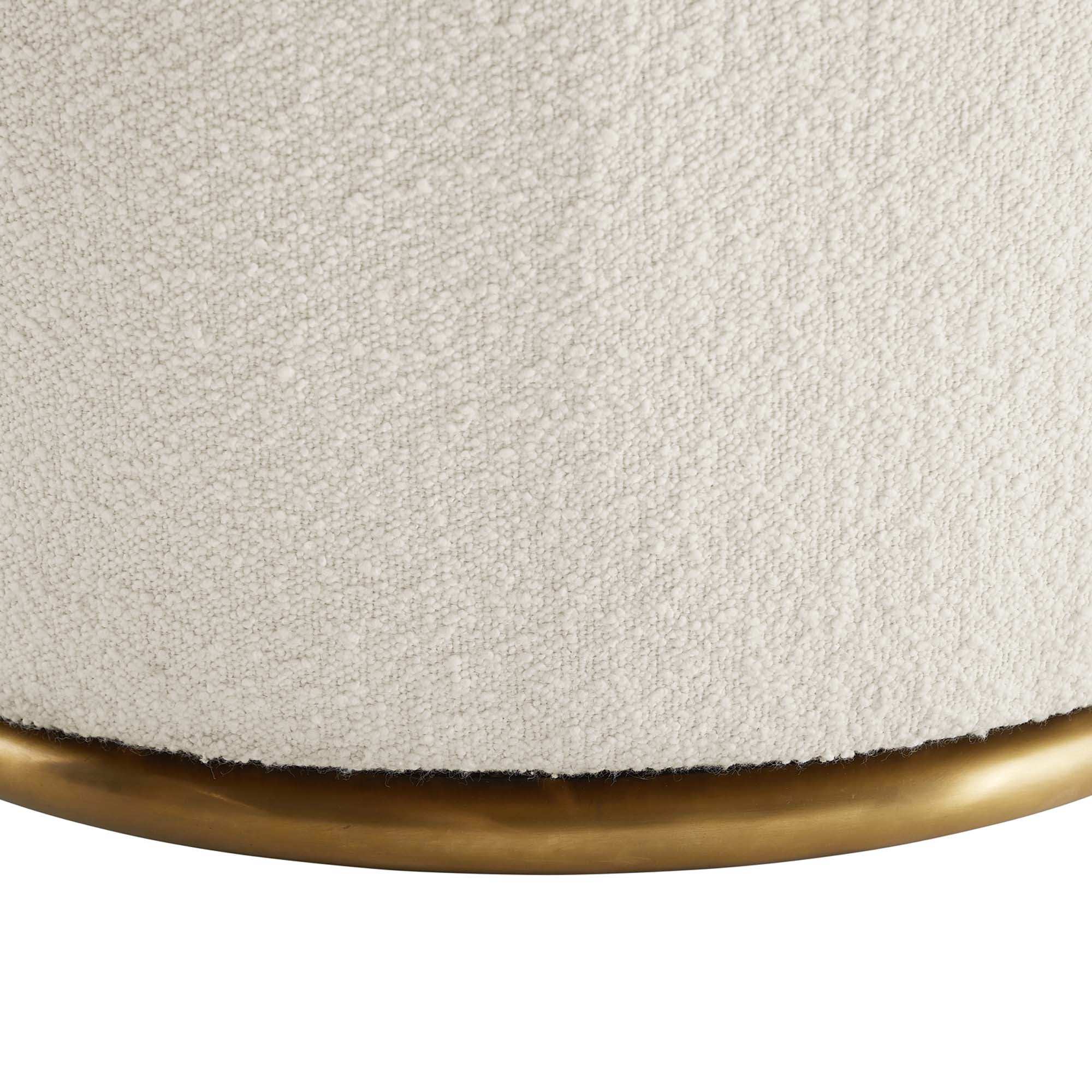 Nora Boucle Upholstered Swivel Chair by Modway - Best Buy Furniture