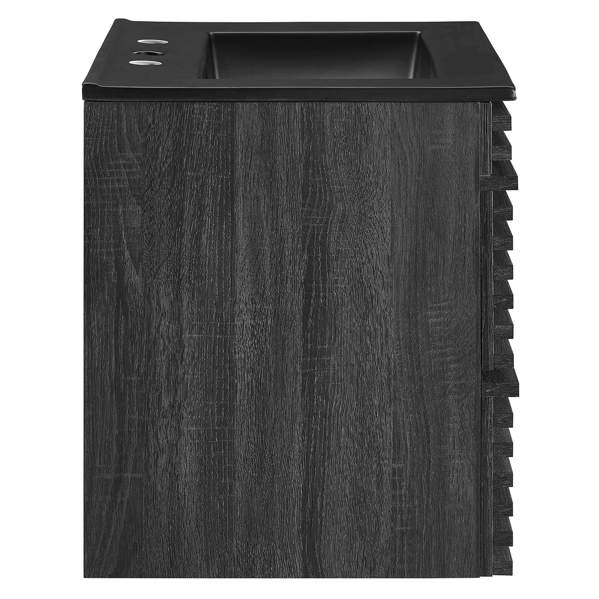 Render 24" Wall-Mount Bathroom Vanity by Modway - Best Buy Furniture