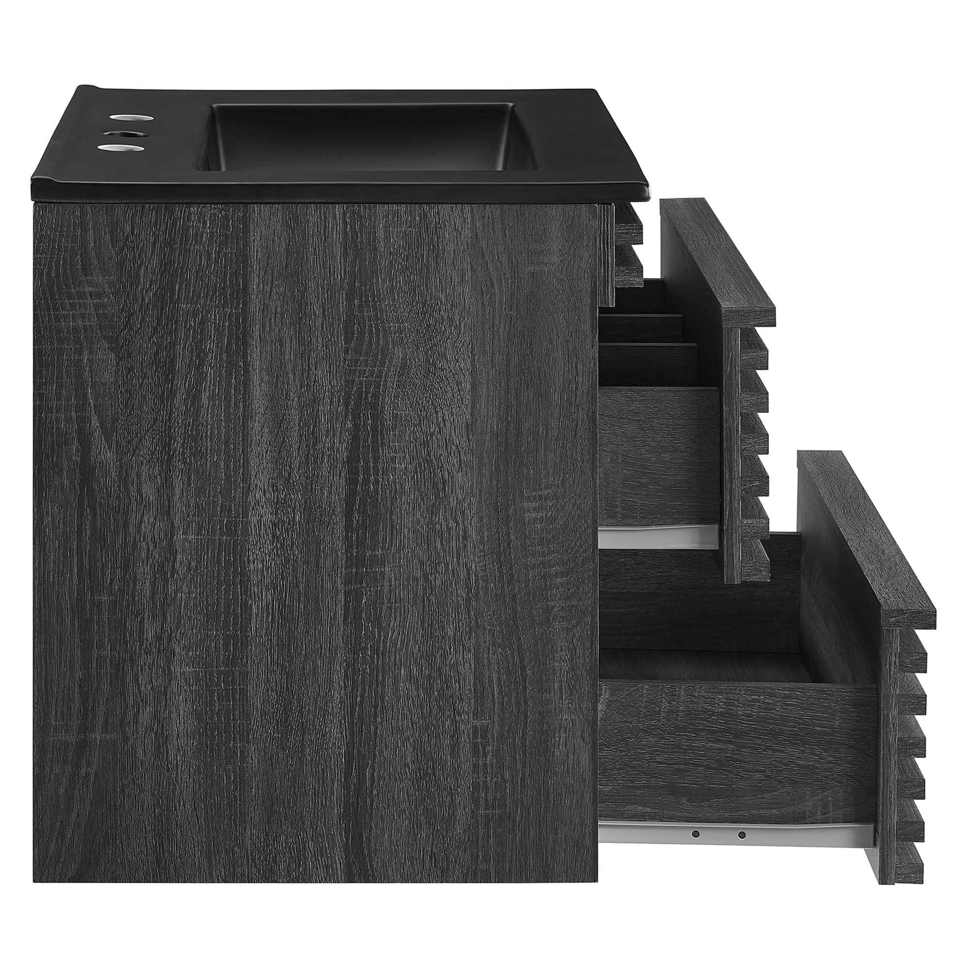 Render 24" Wall-Mount Bathroom Vanity by Modway - Best Buy Furniture