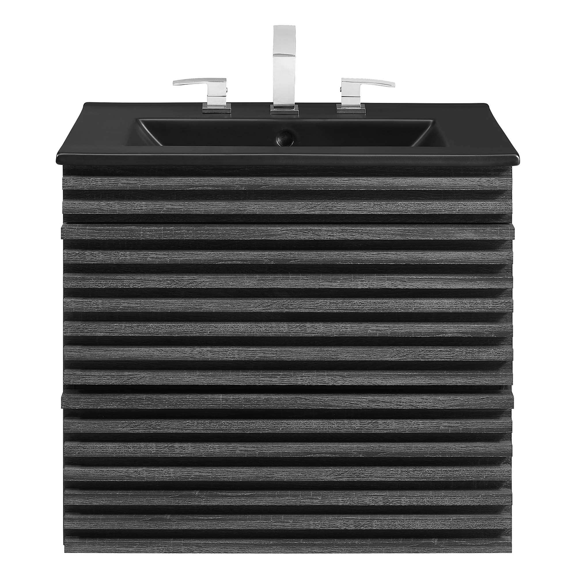 Render 24" Wall-Mount Bathroom Vanity by Modway - Best Buy Furniture
