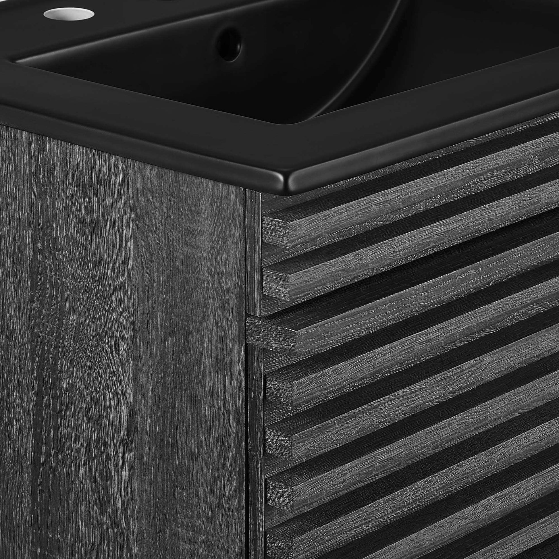 Render 24" Wall-Mount Bathroom Vanity by Modway - Best Buy Furniture