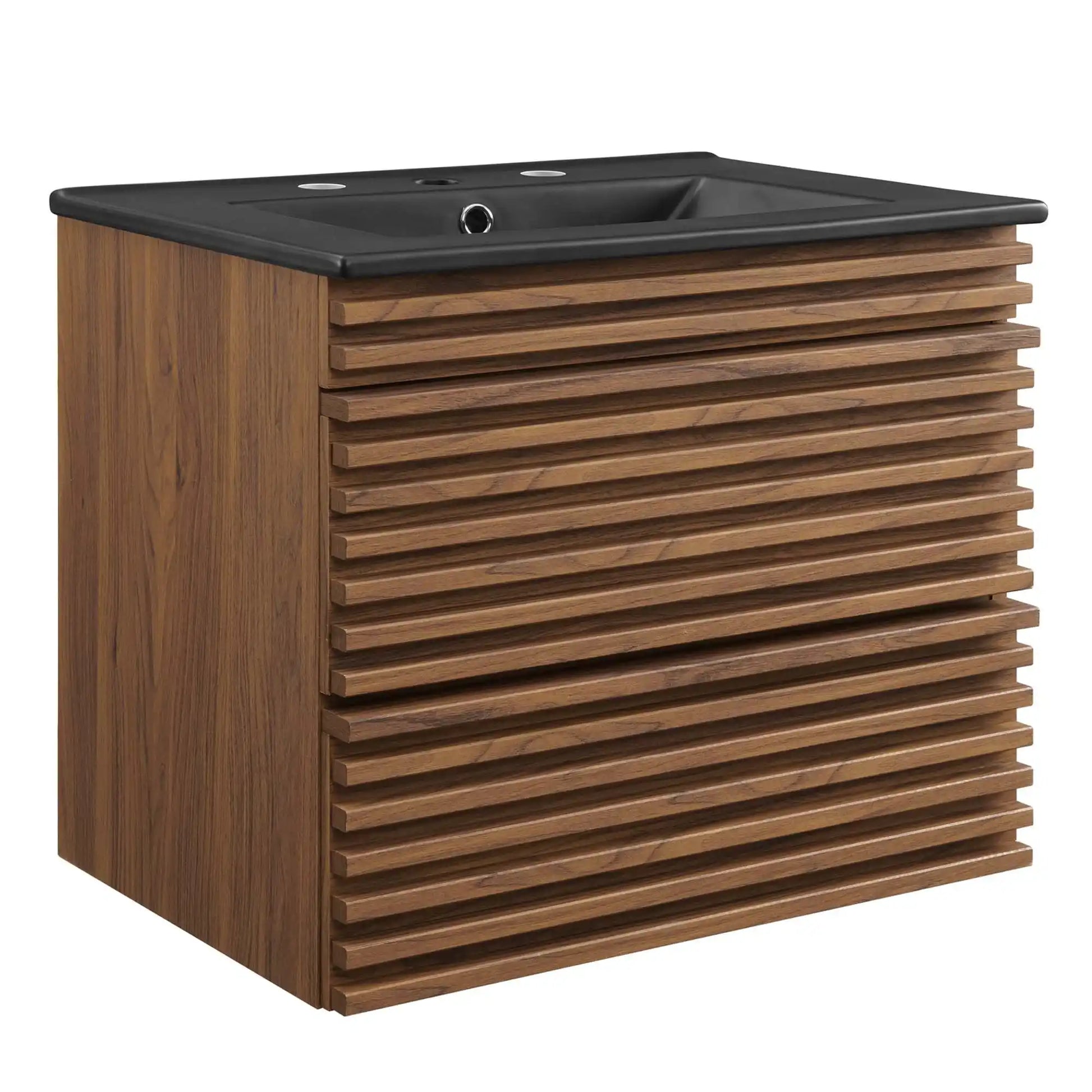 Render 24" Wall-Mount Bathroom Vanity by Modway - Best Buy Furniture