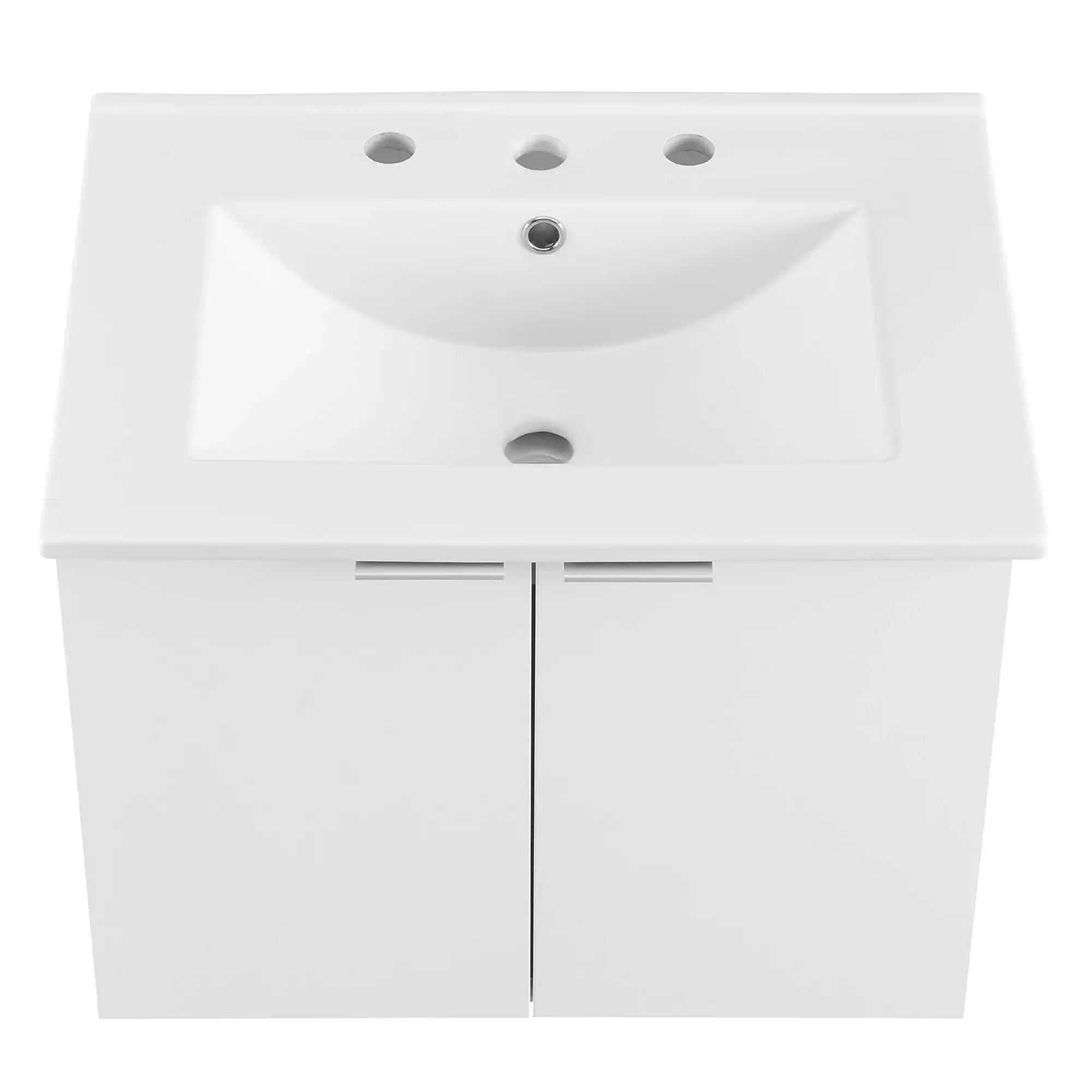 Maybelle 24" Wall-Mount Bathroom Vanity by Modway - Best Buy Furniture