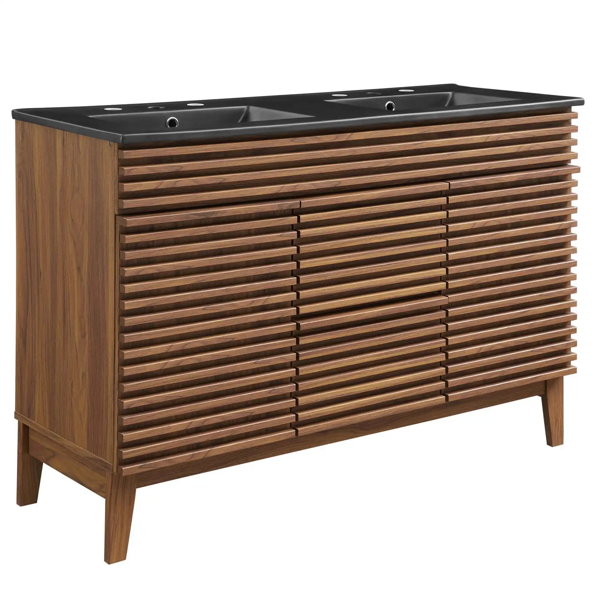 Render 48" Double Sink Bathroom Vanity by Modway - Best Buy Furniture