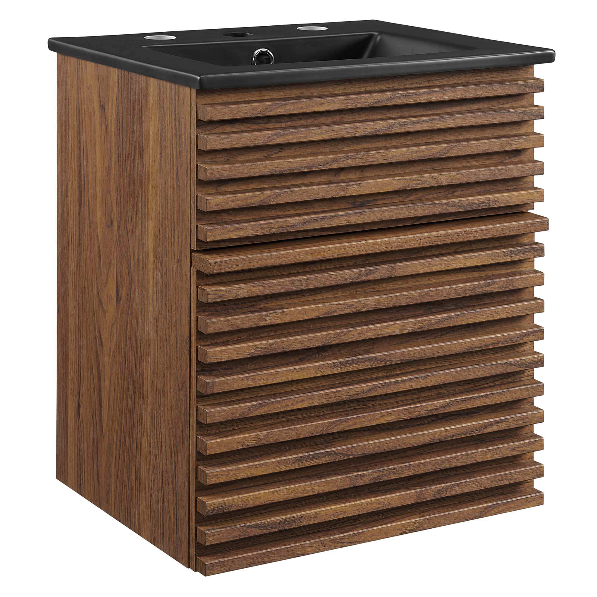 Render 18" Wall-Mount Bathroom Vanity by Modway - Best Buy Furniture