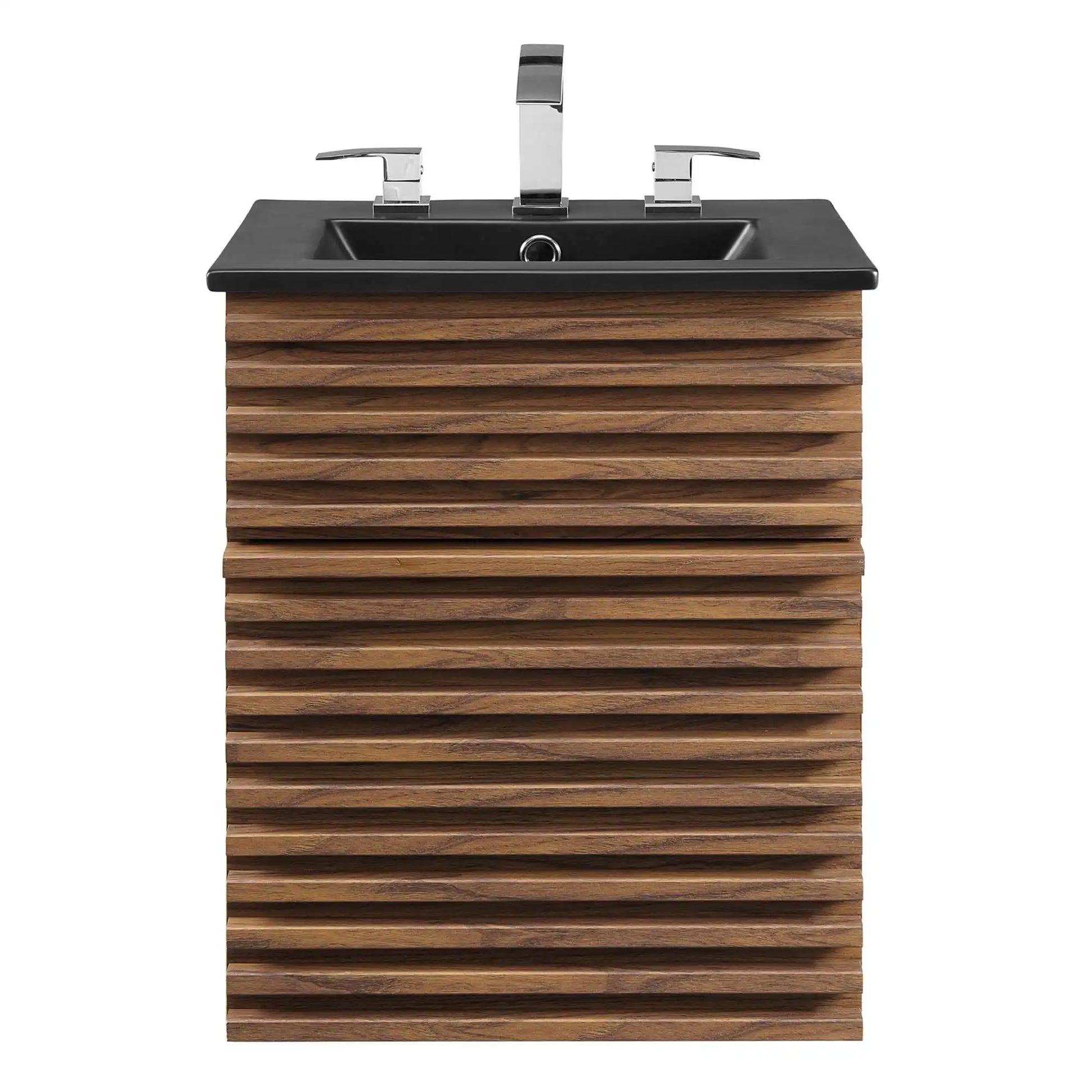 Render 18" Wall-Mount Bathroom Vanity by Modway - Best Buy Furniture