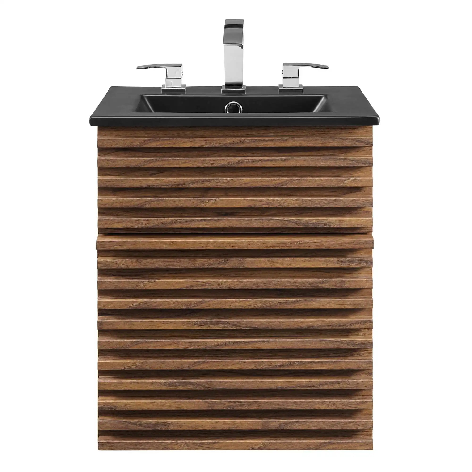 Render 18" Wall-Mount Bathroom Vanity by Modway - Best Buy Furniture
