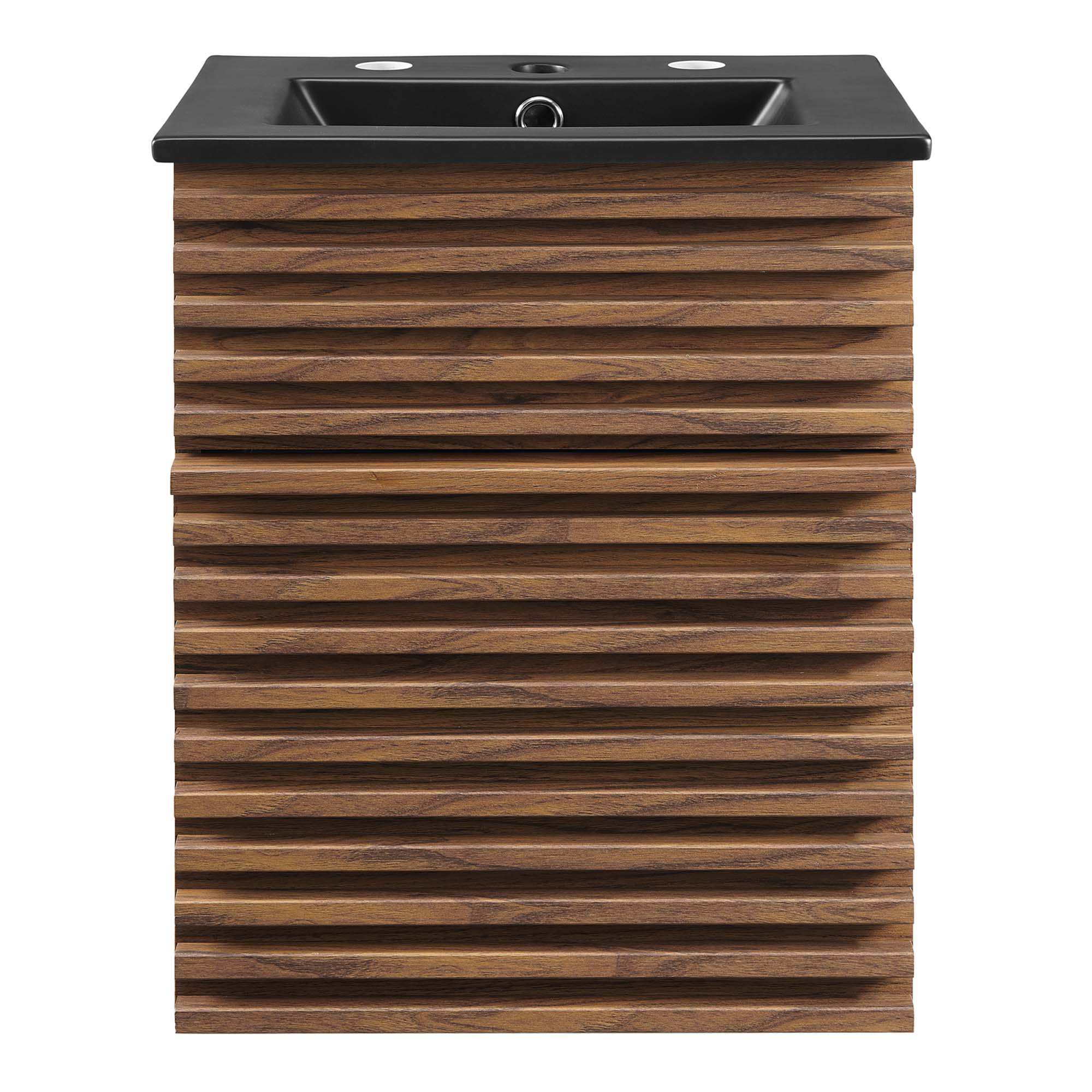 Render 18" Wall-Mount Bathroom Vanity by Modway - Best Buy Furniture