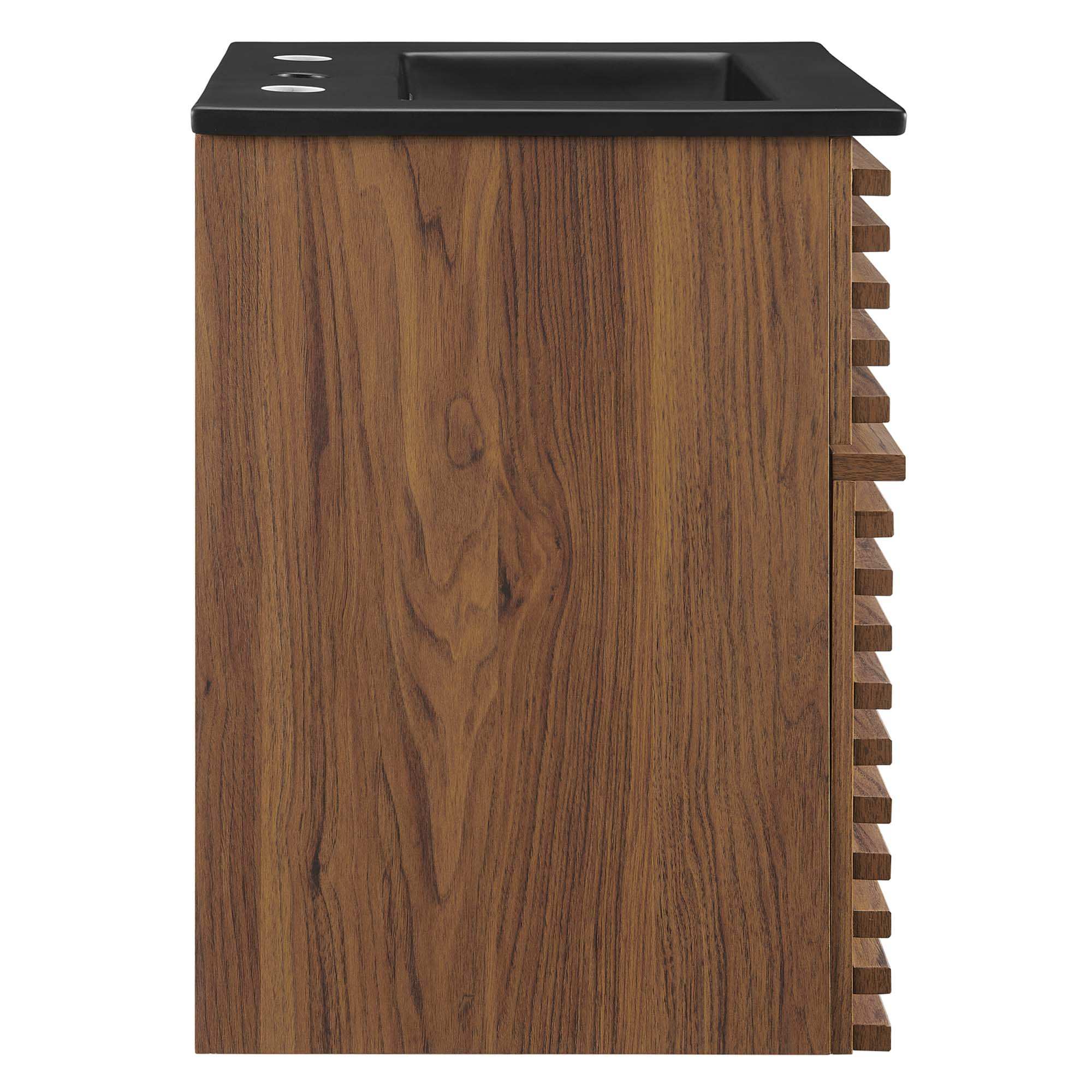 Render 18" Wall-Mount Bathroom Vanity by Modway - Best Buy Furniture