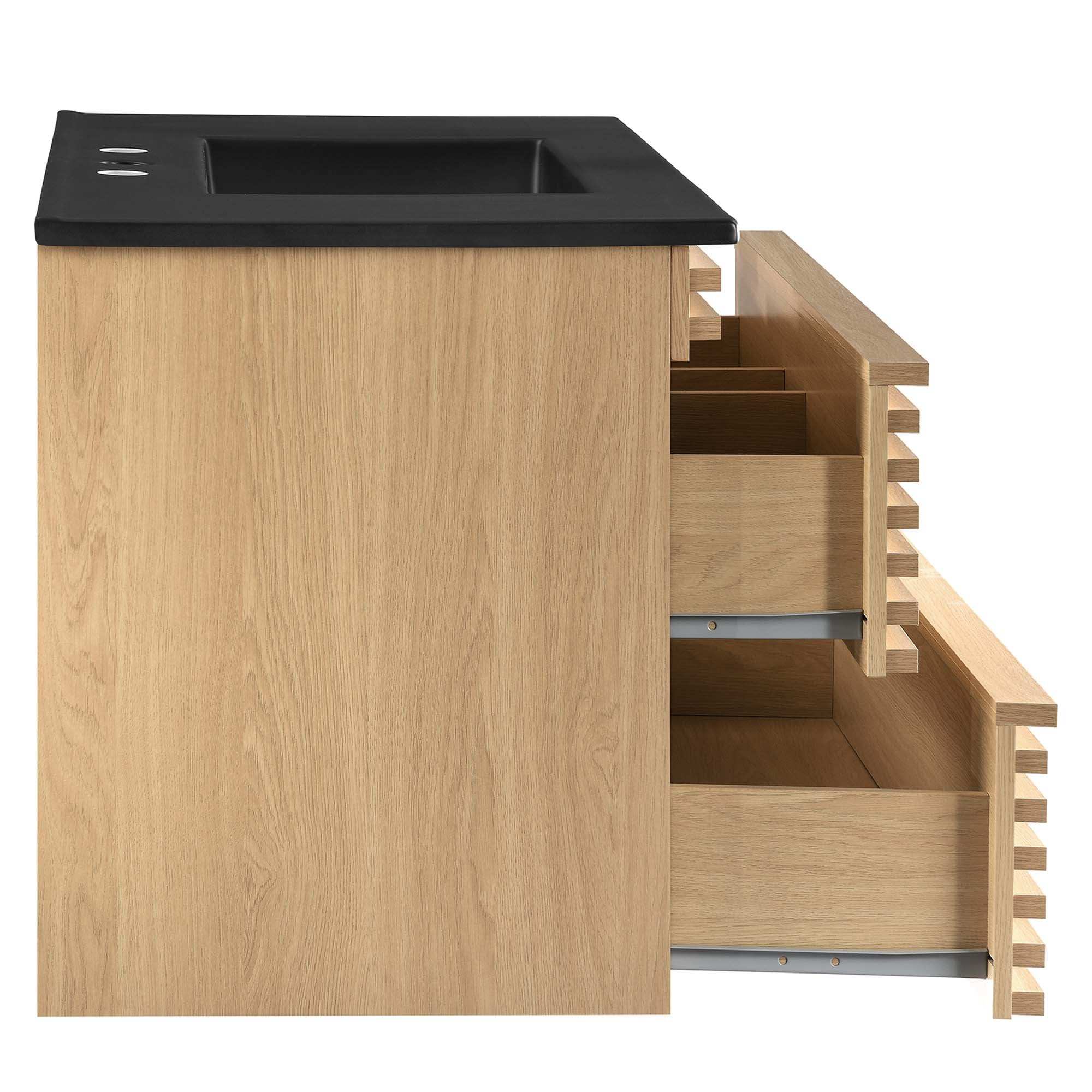 Render 36" Wall-Mount Bathroom Vanity by Modway - Best Buy Furniture