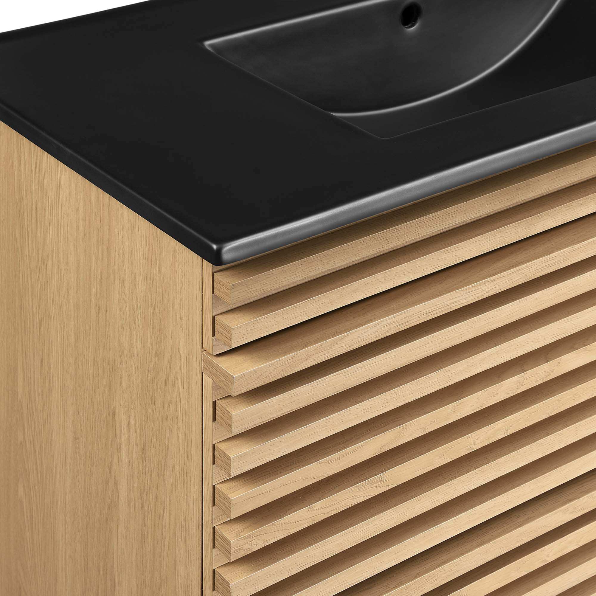 Render 36" Wall-Mount Bathroom Vanity by Modway - Best Buy Furniture
