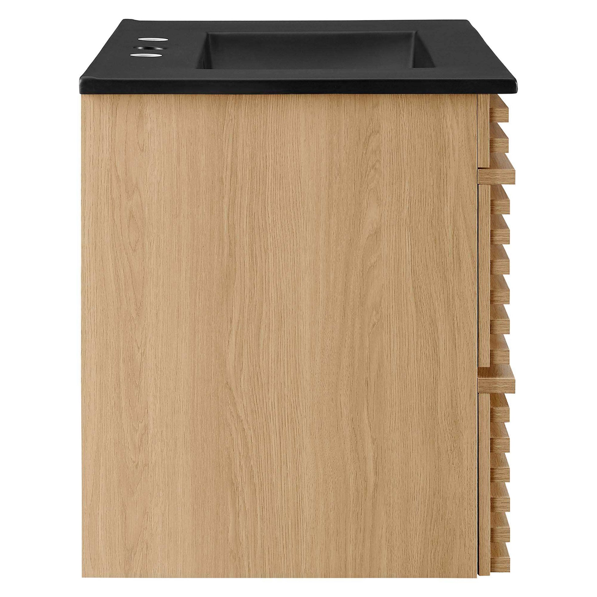 Render 30" Wall-Mount Bathroom Vanity by Modway - Best Buy Furniture