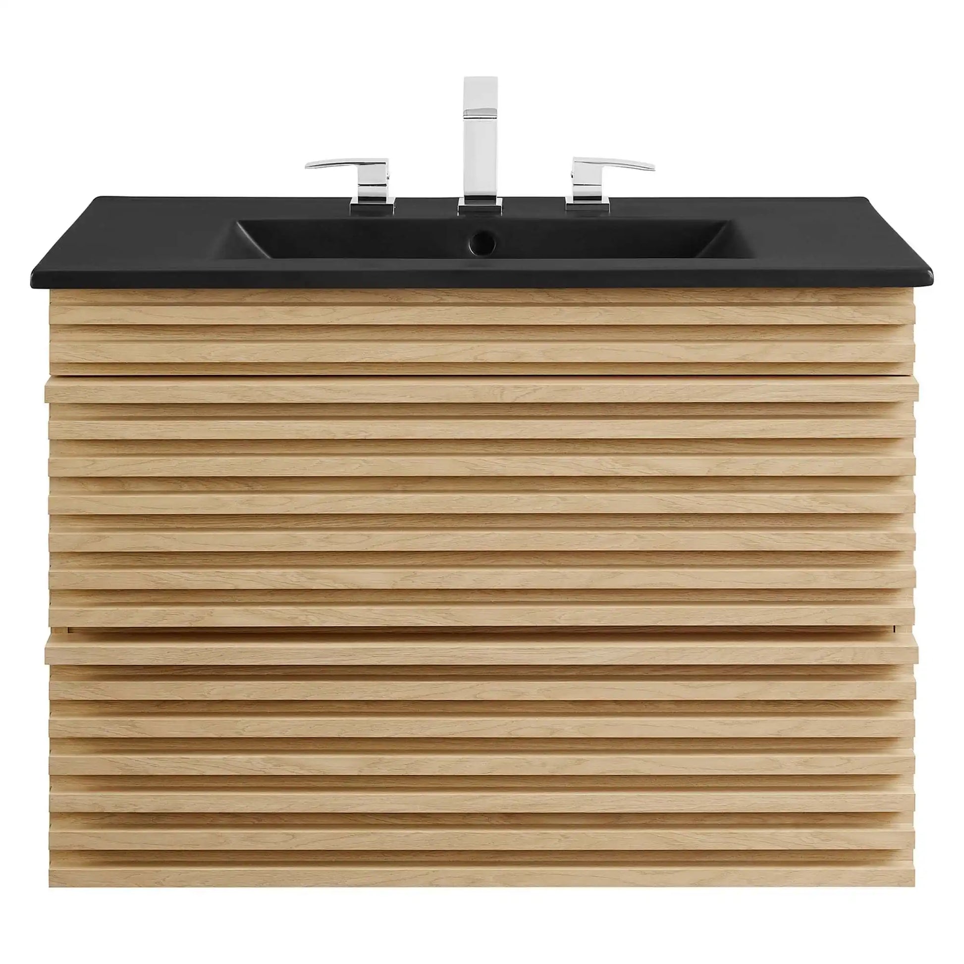 Render 30" Wall-Mount Bathroom Vanity by Modway - Best Buy Furniture