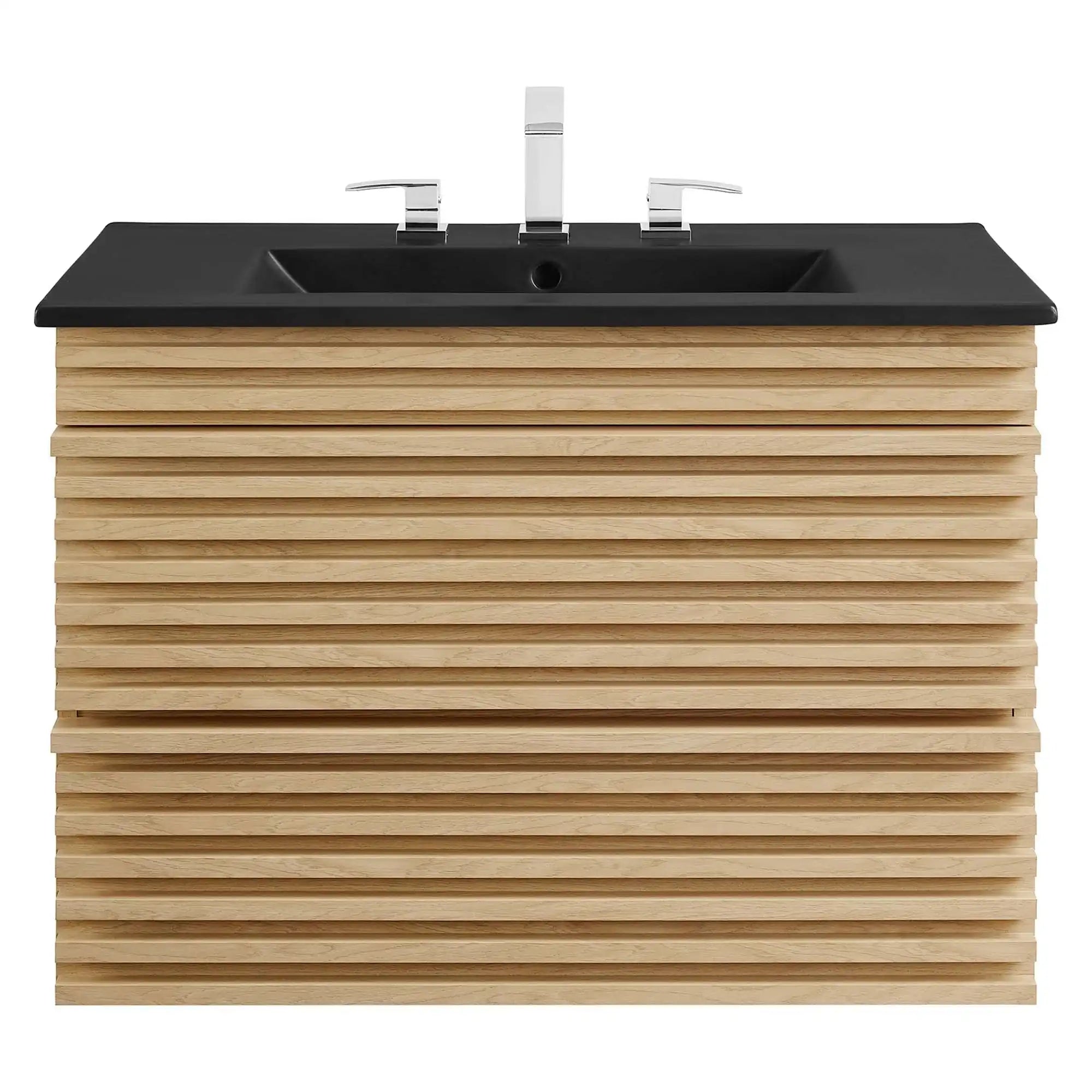 Render 30" Wall-Mount Bathroom Vanity by Modway - Best Buy Furniture
