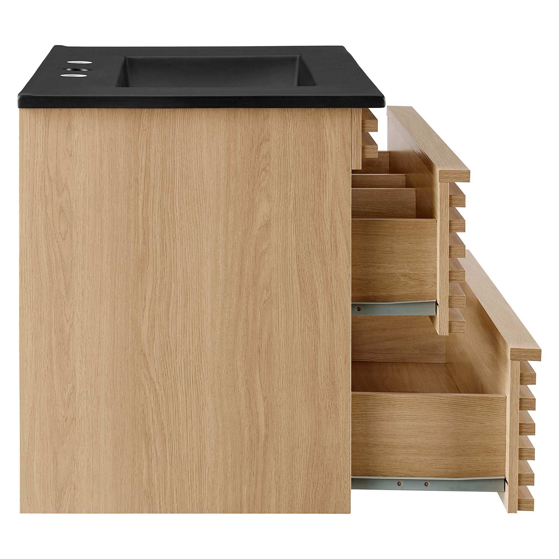 Render 30" Wall-Mount Bathroom Vanity by Modway - Best Buy Furniture