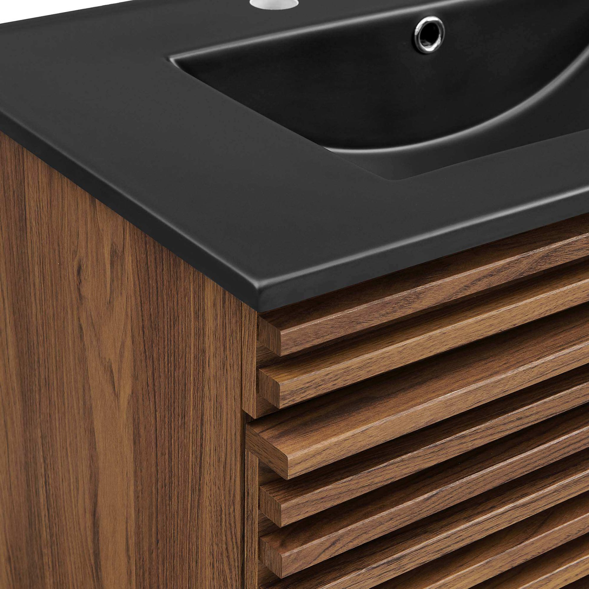 Render 30" Wall-Mount Bathroom Vanity by Modway - Best Buy Furniture