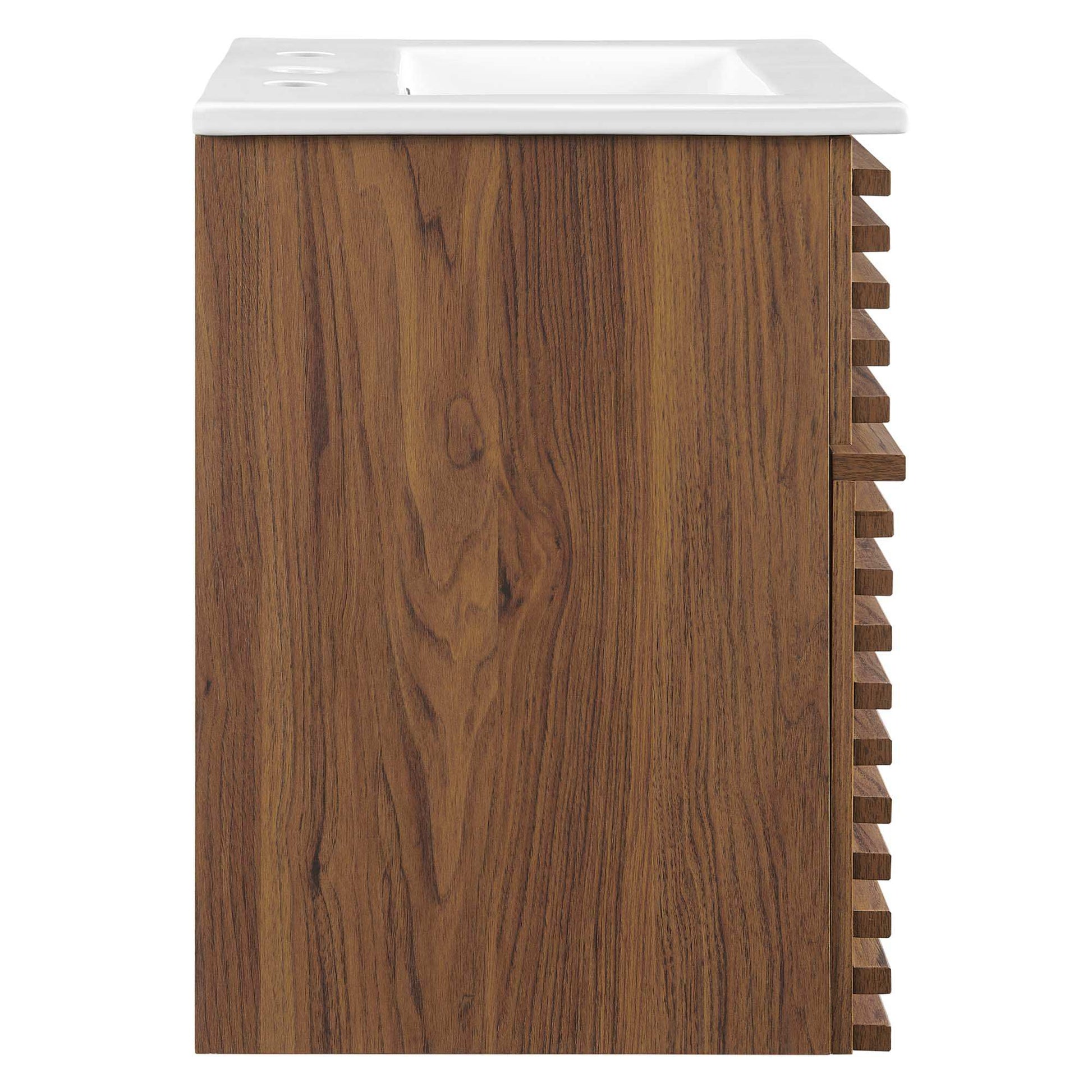 Render 18" Wall-Mount Bathroom Vanity by Modway - Best Buy Furniture