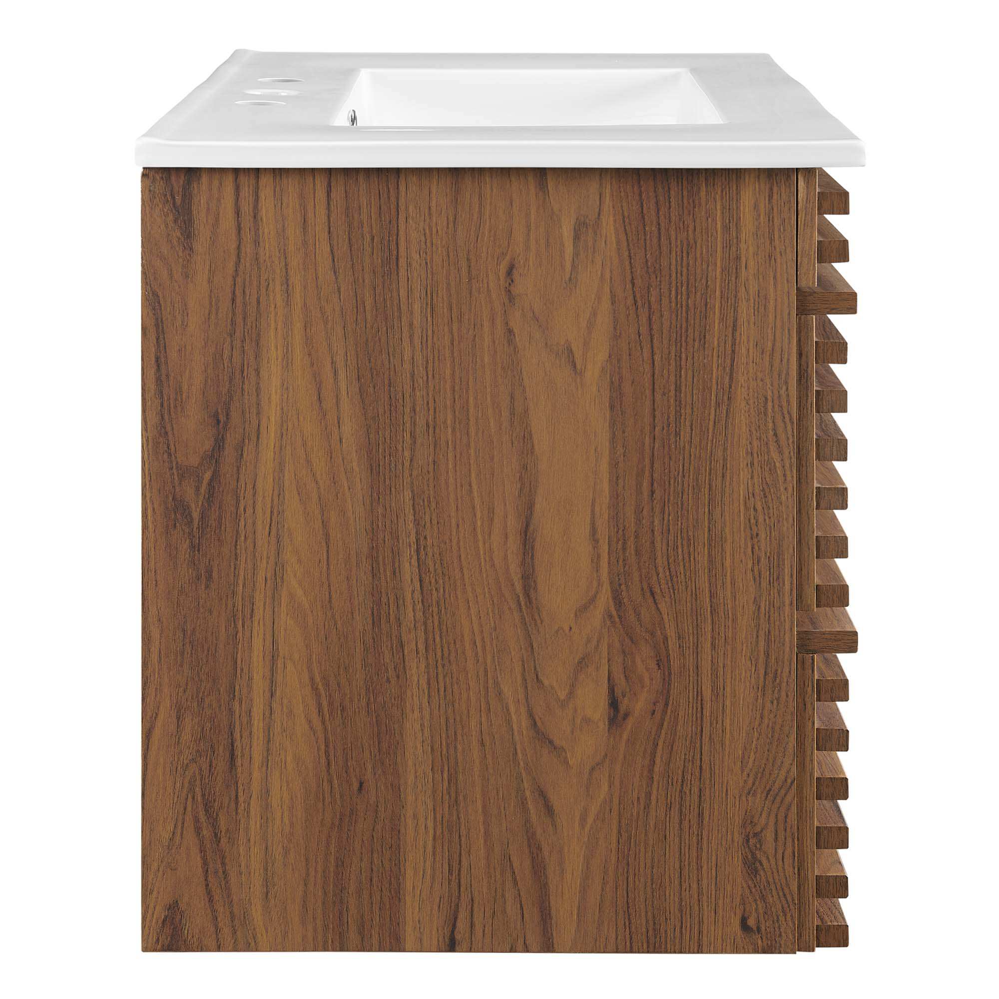 Render 30" Wall-Mount Bathroom Vanity by Modway - Best Buy Furniture