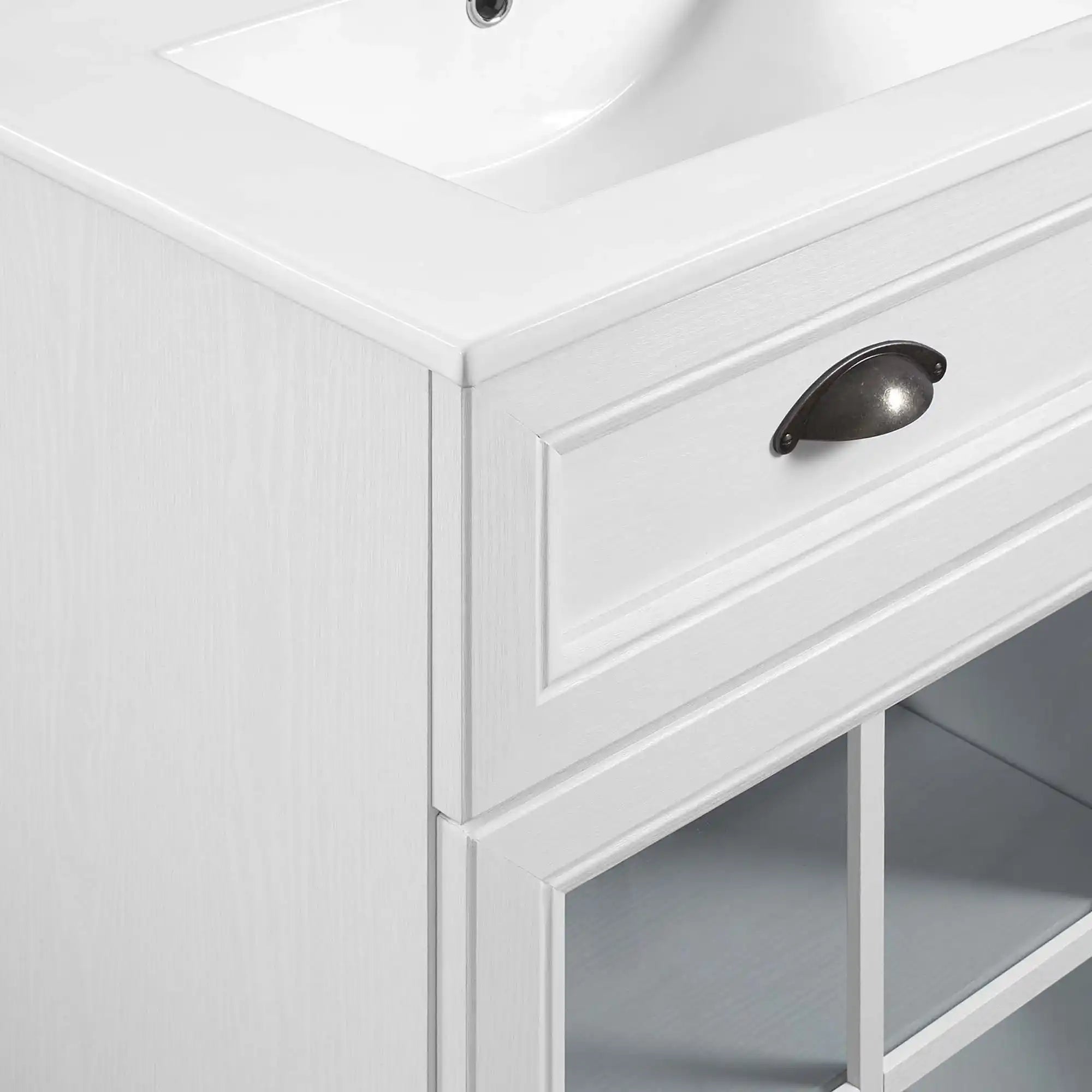 Isle 48" Double Bathroom Vanity Cabinet by Modway - Best Buy Furniture