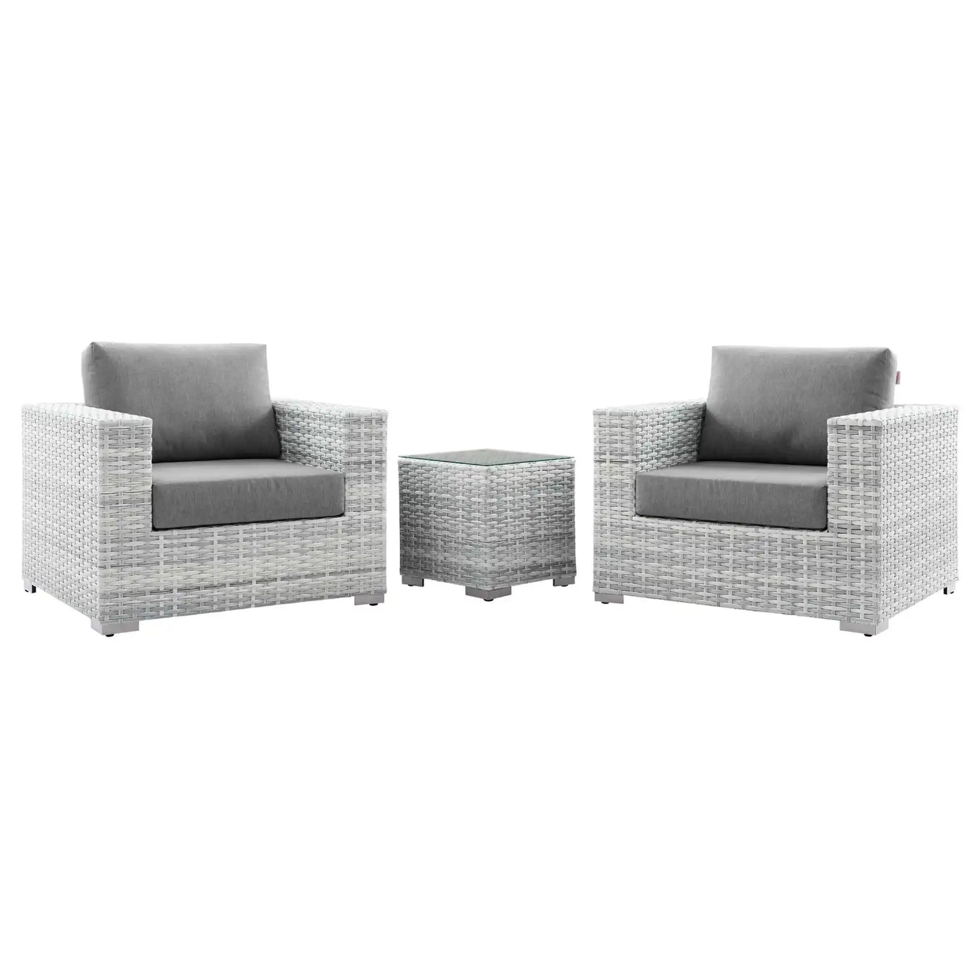 Convene 3-Piece Outdoor Patio Set by Modway - Best Buy Furniture