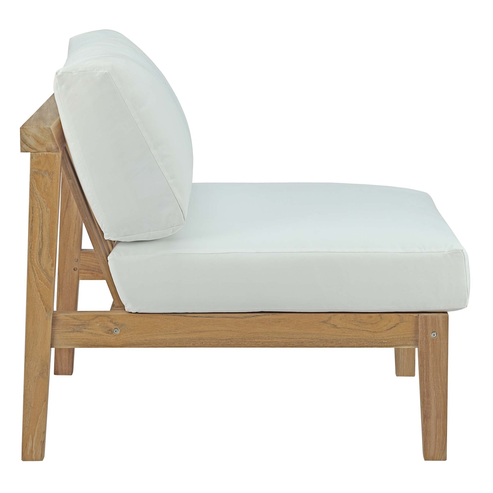 Bayport 5 Piece Outdoor Patio Teak Set by Modway - Best Buy Furniture