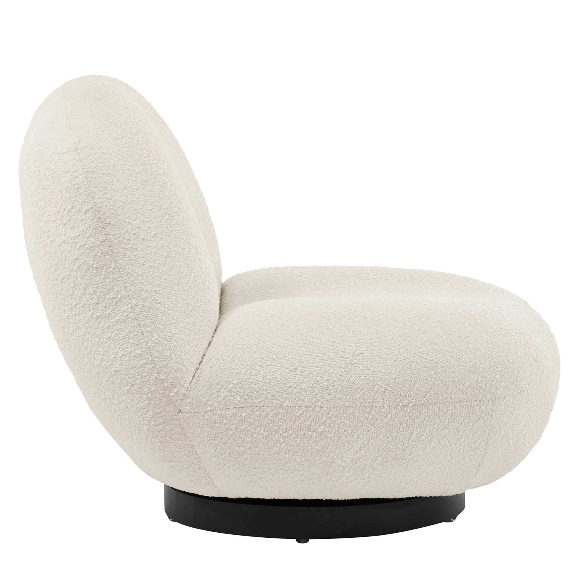 Kindred Boucle Upholstered Upholstered Fabric Swivel Chair by Modway - Best Buy Furniture