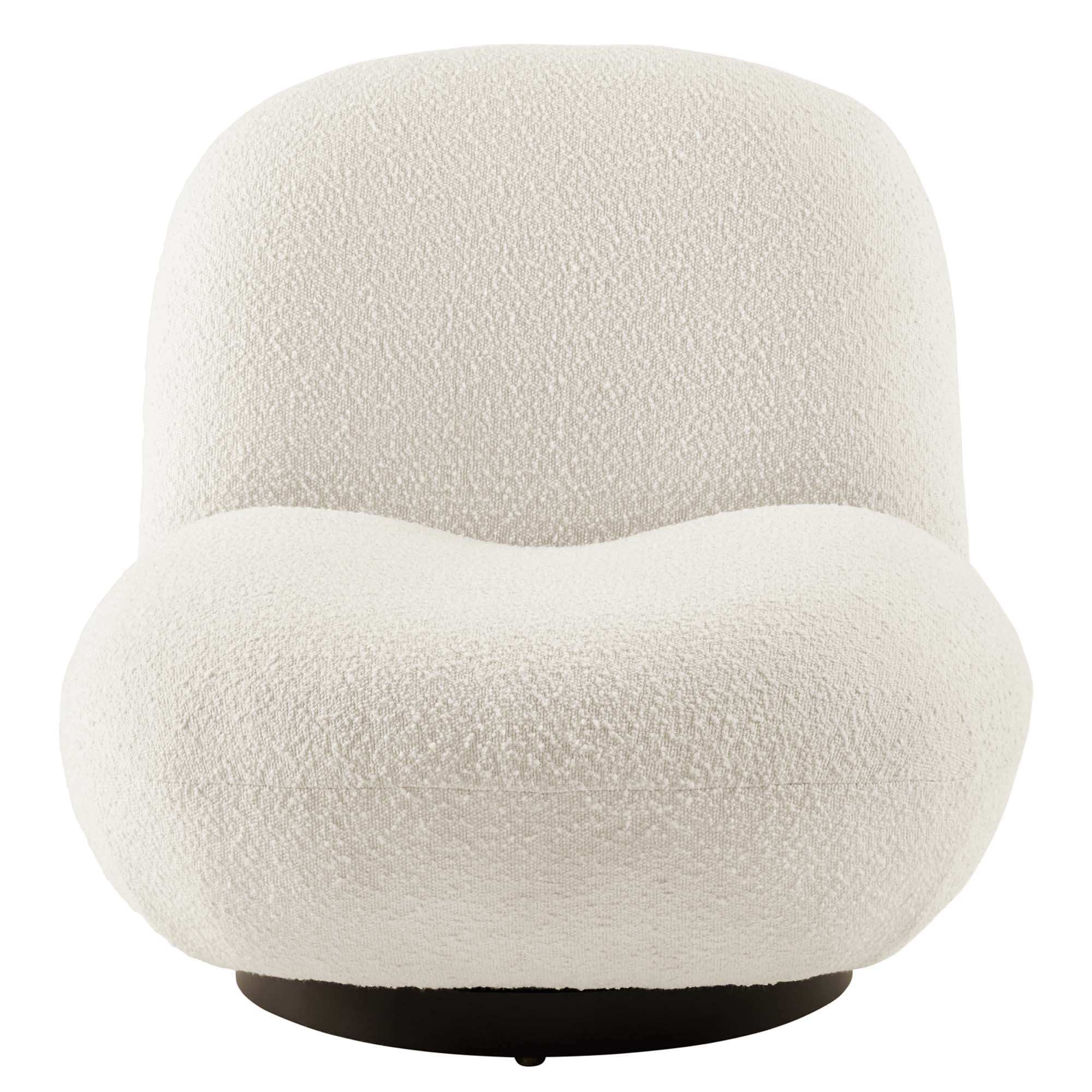 Kindred Boucle Upholstered Upholstered Fabric Swivel Chair by Modway - Best Buy Furniture