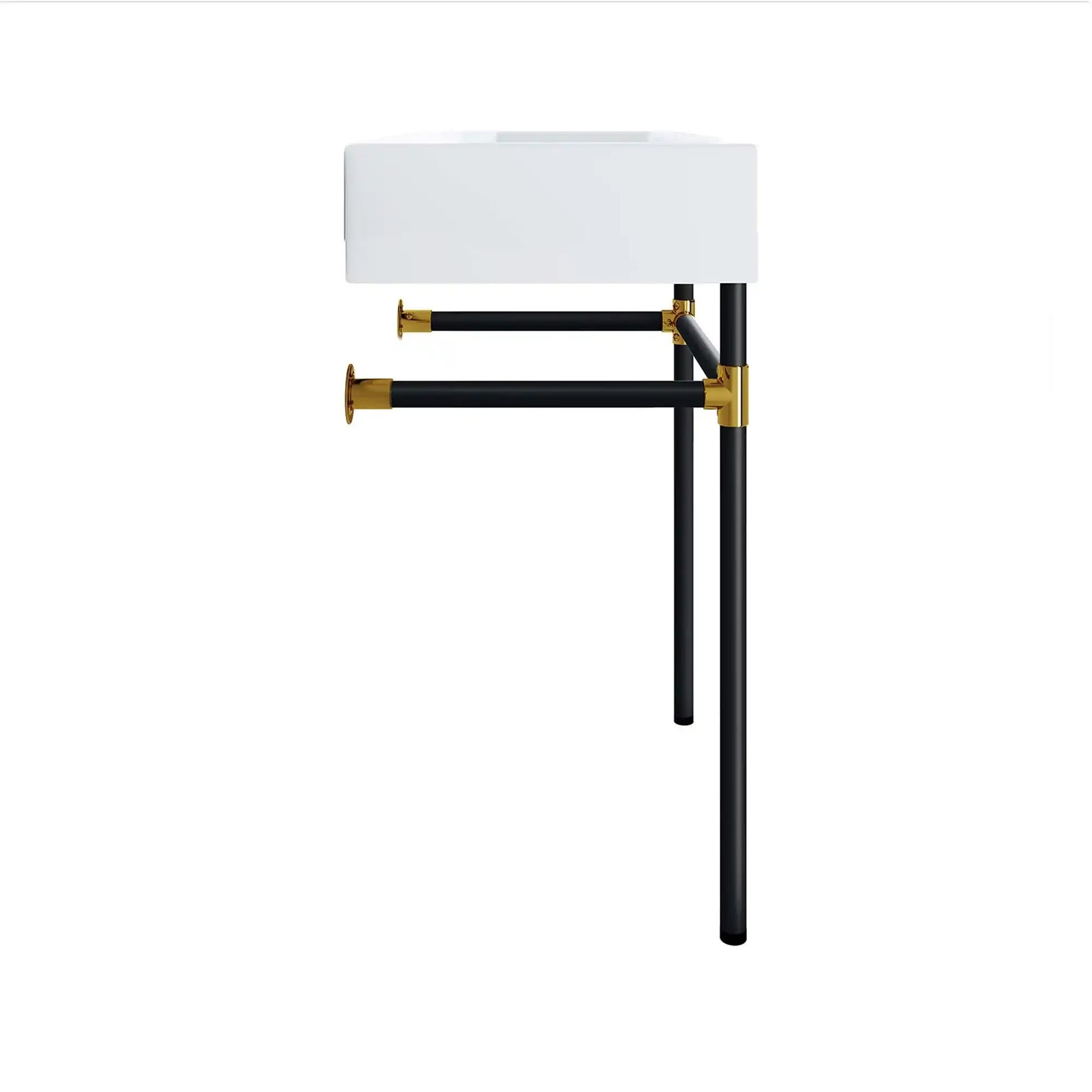 Redeem 24" Wall-Mount Black Stainless Steel Bathroom Vanity by Modway - Best Buy Furniture