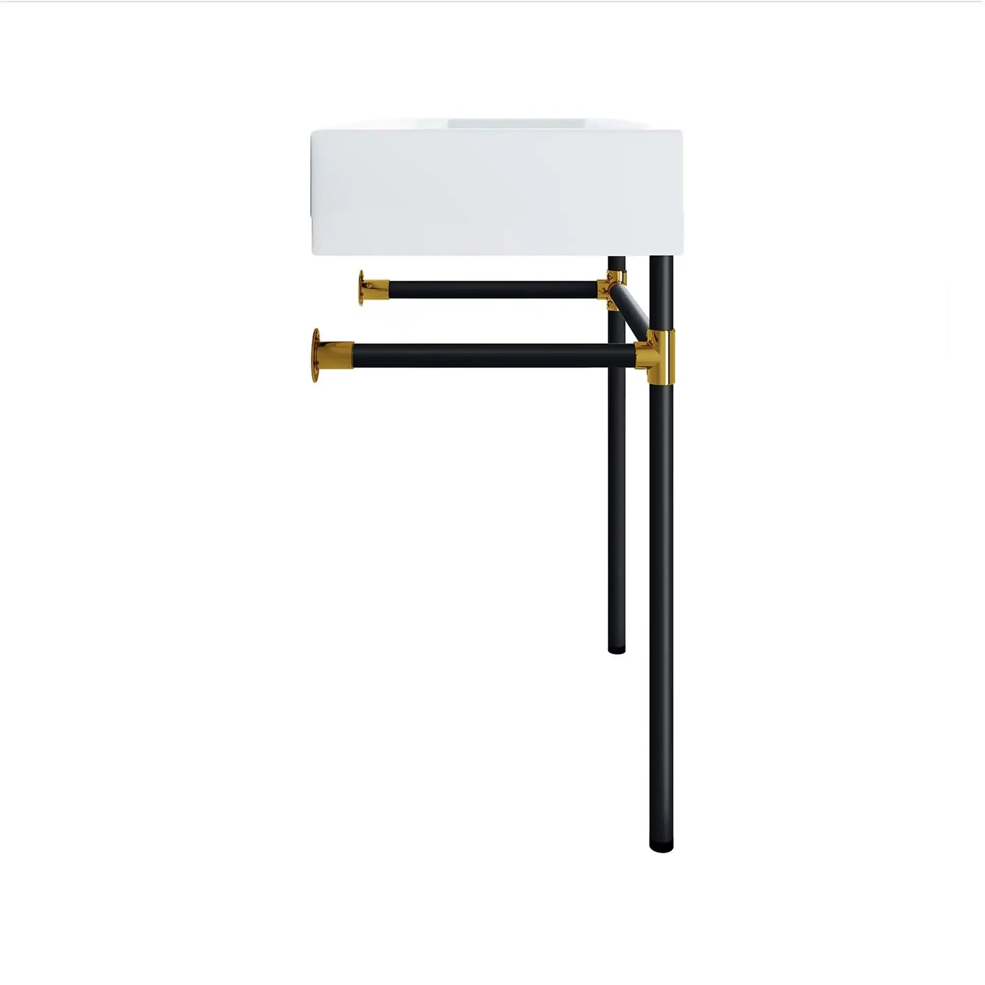 Redeem 24" Wall-Mount Black Stainless Steel Bathroom Vanity by Modway - Best Buy Furniture